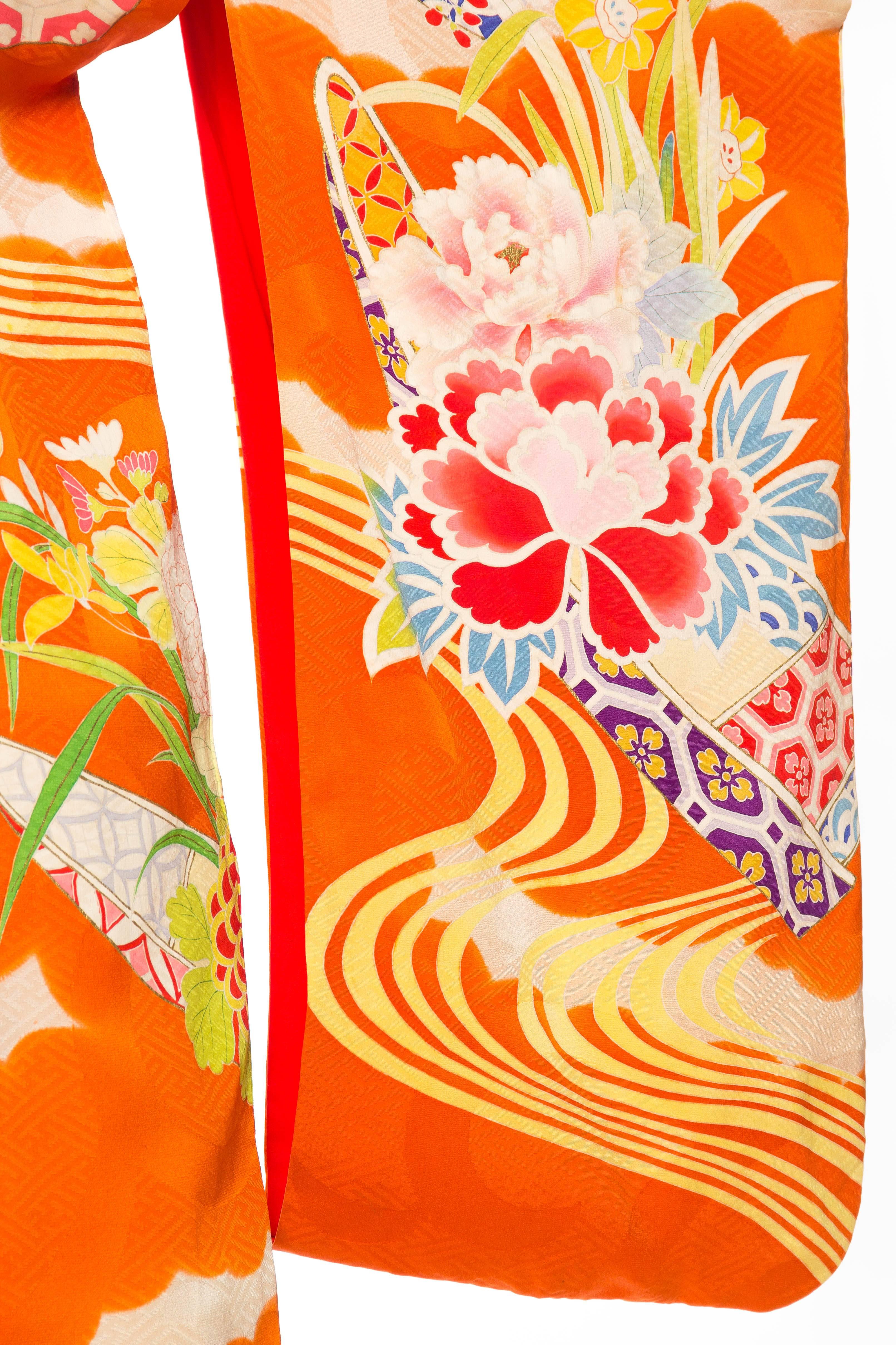 Japanese Hand Painted and Embroidered Kimono 3