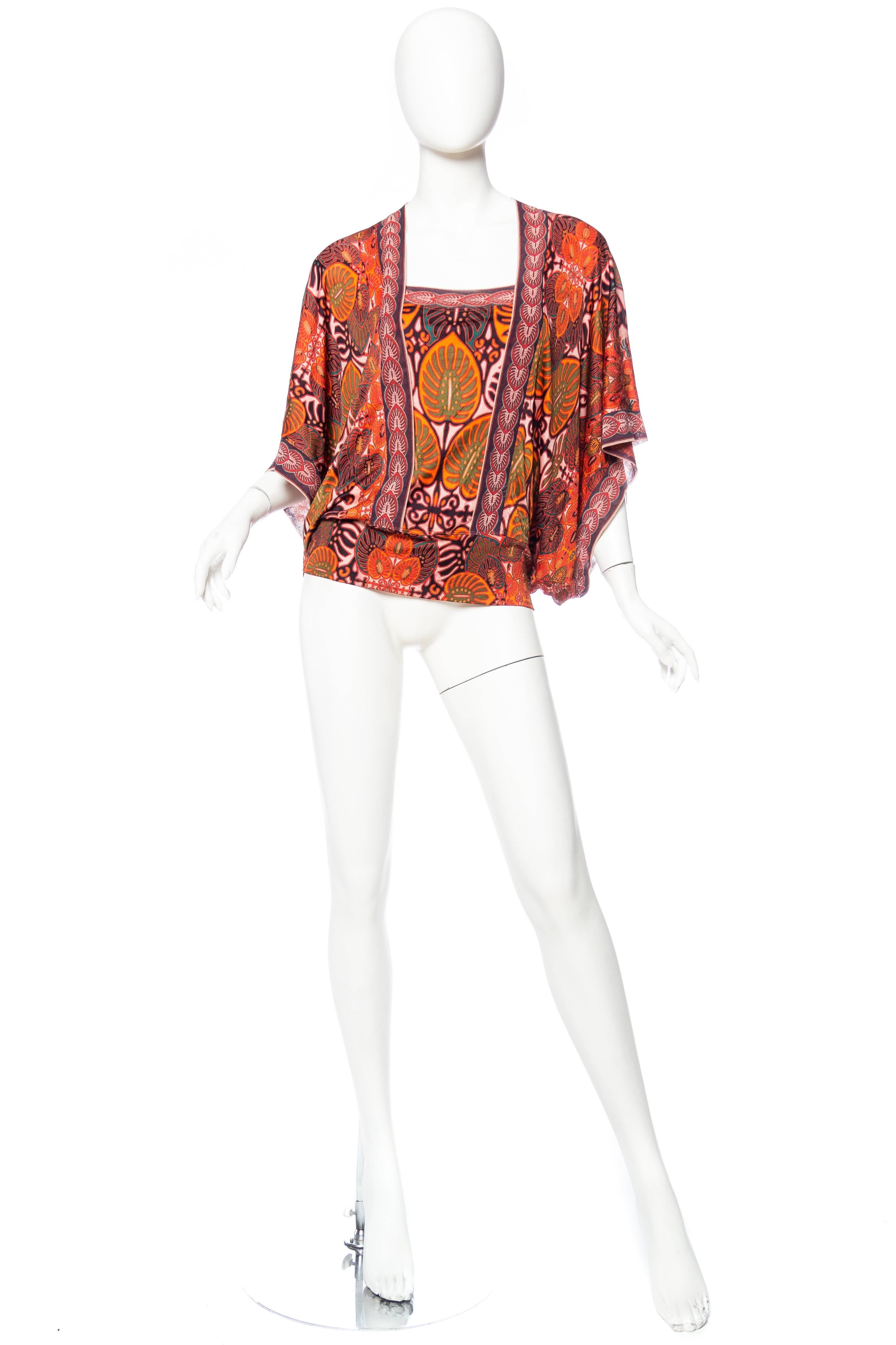 Jean Paul Gaultier Kimono Sleeve Top In Good Condition In New York, NY
