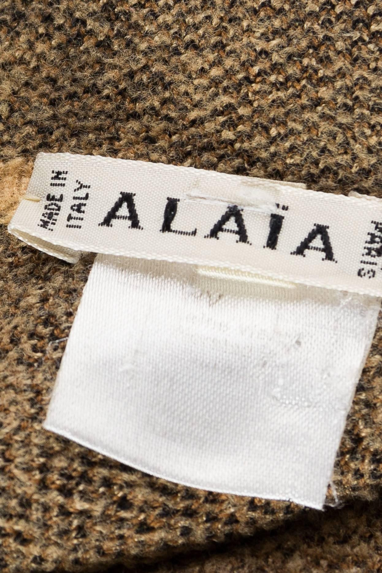 Azzedine Alaïa - Robe emblématique de la collection léopard en maille de laine mélangée, 1991 5