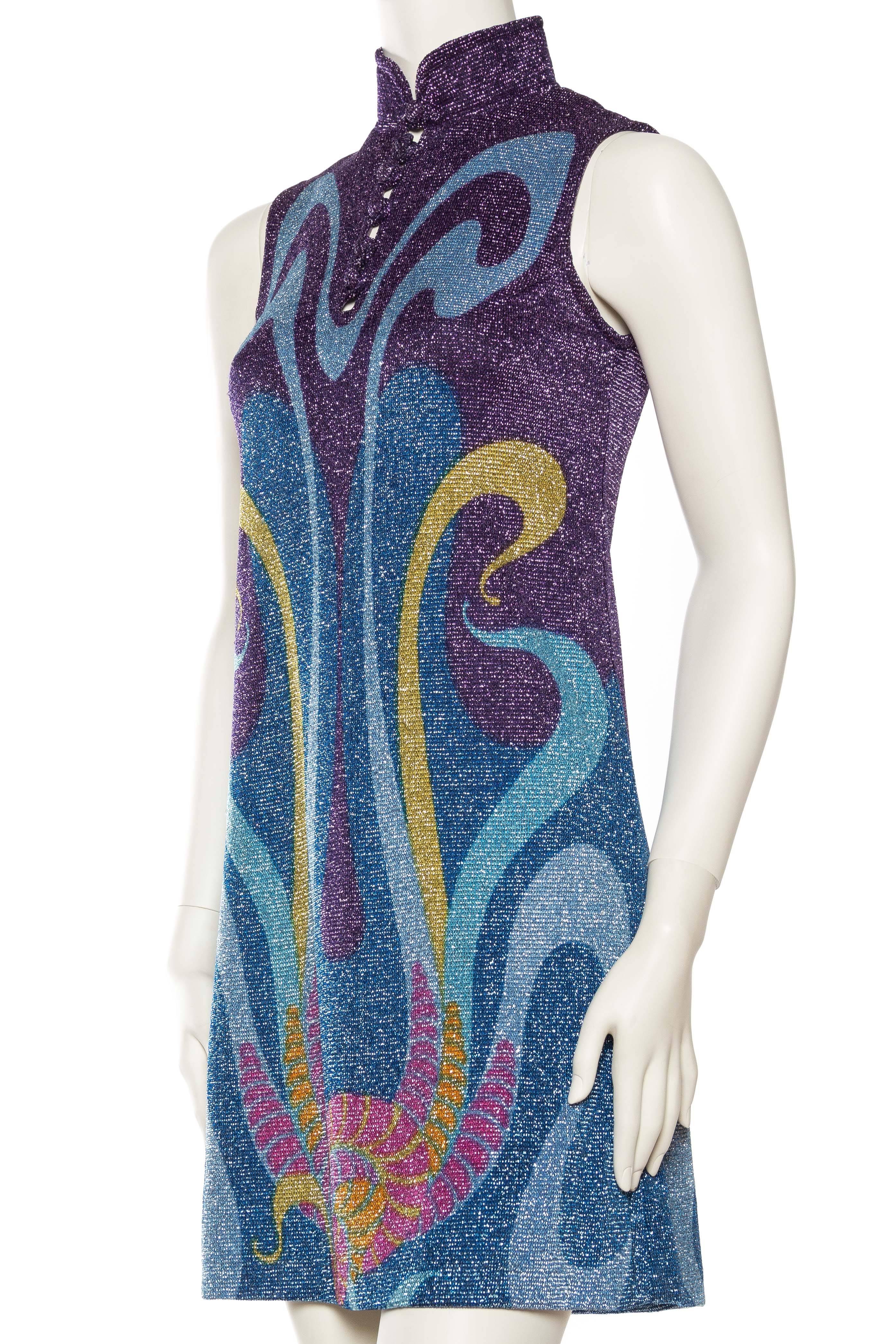 Rare and Important Psychedelic Lurex 1960s Missoni 1