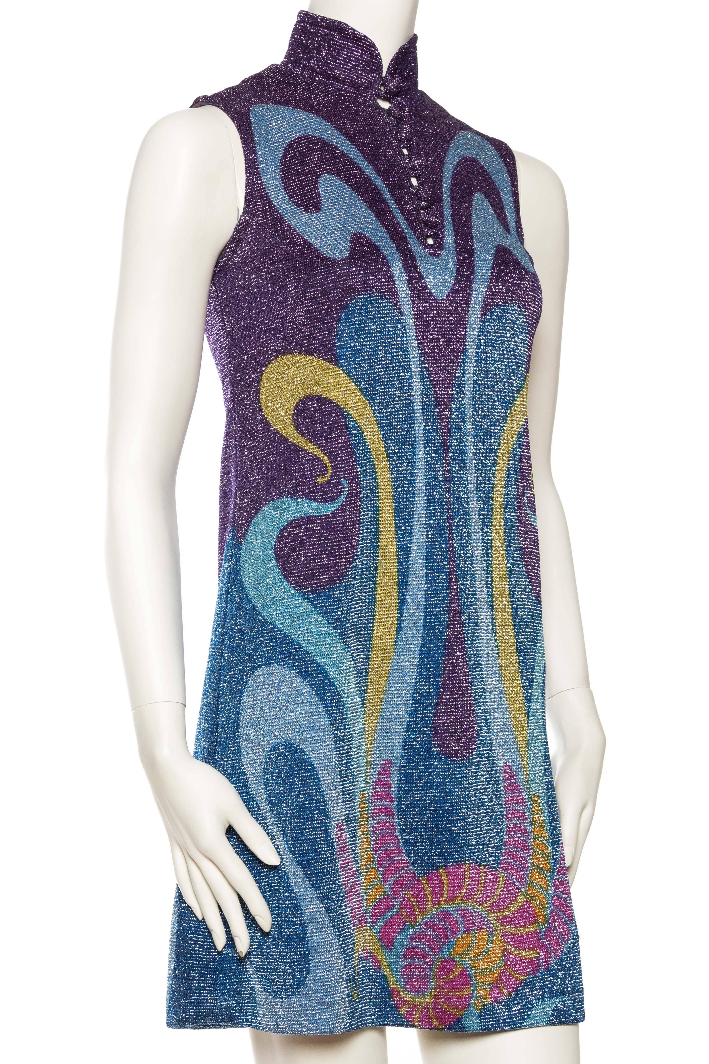 Women's Rare and Important Psychedelic Lurex 1960s Missoni