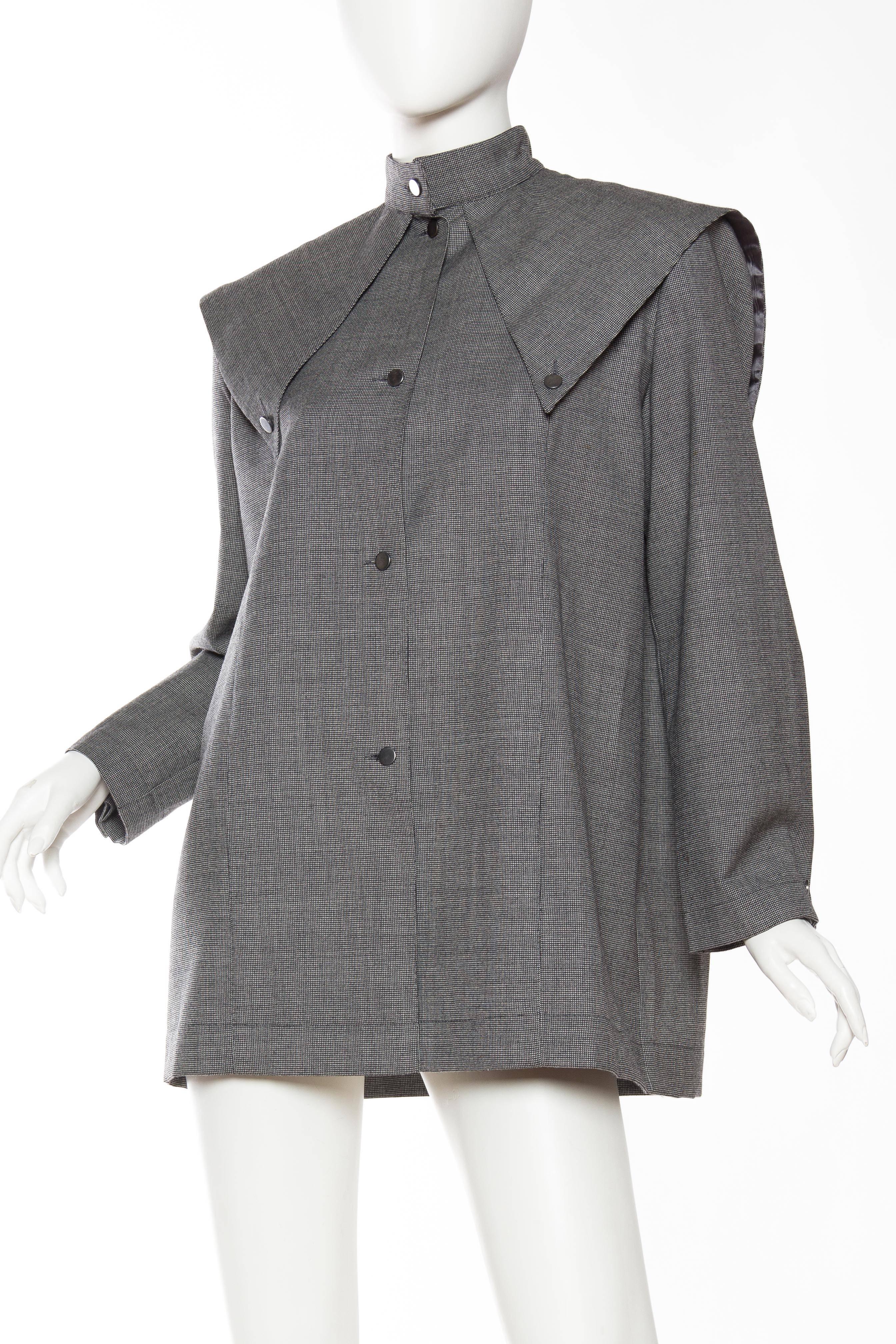 Gray Christian Dior Sharp Modernist Jacket