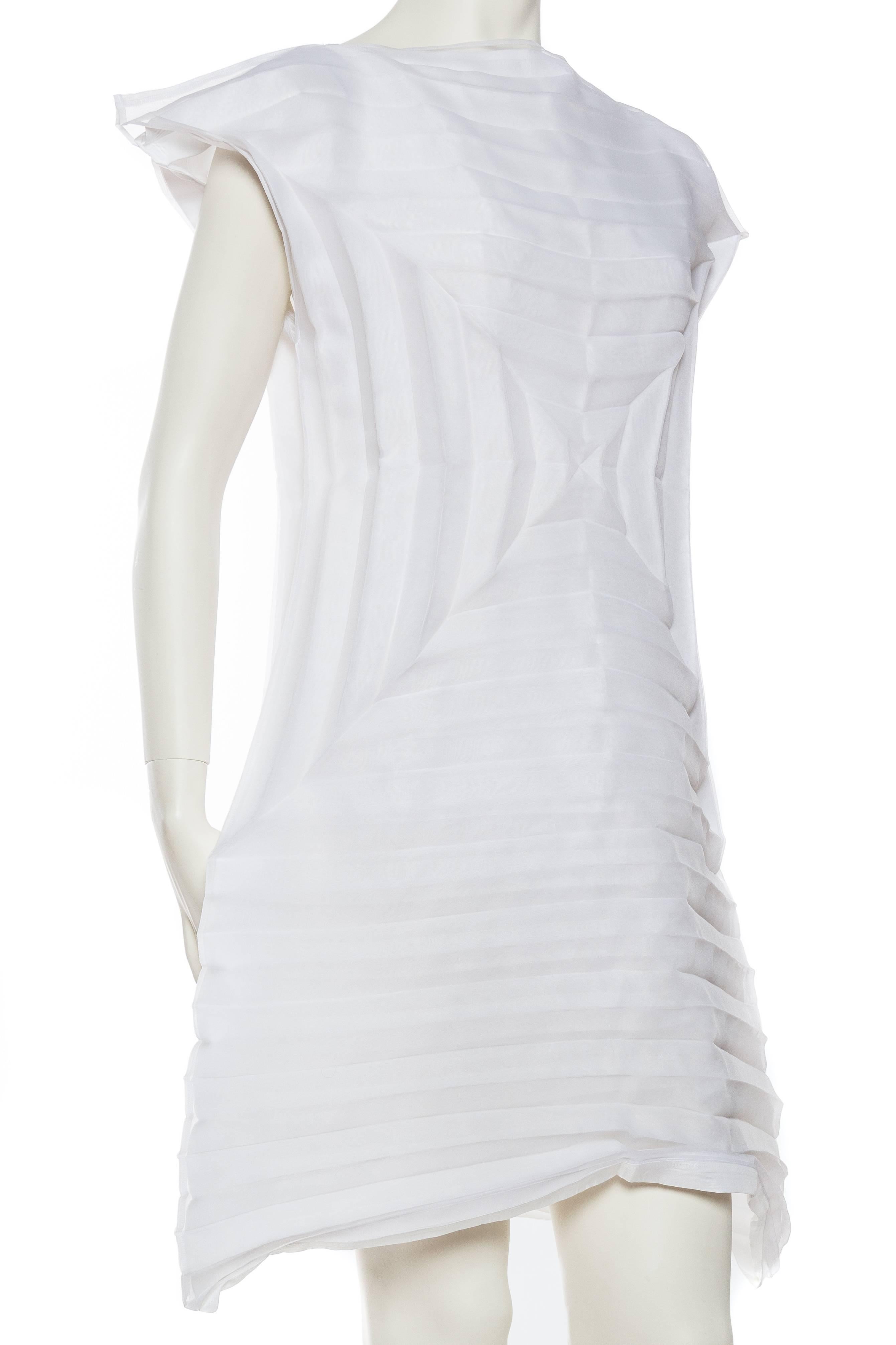 Women's Issey Miyake Pleated Organza Dress