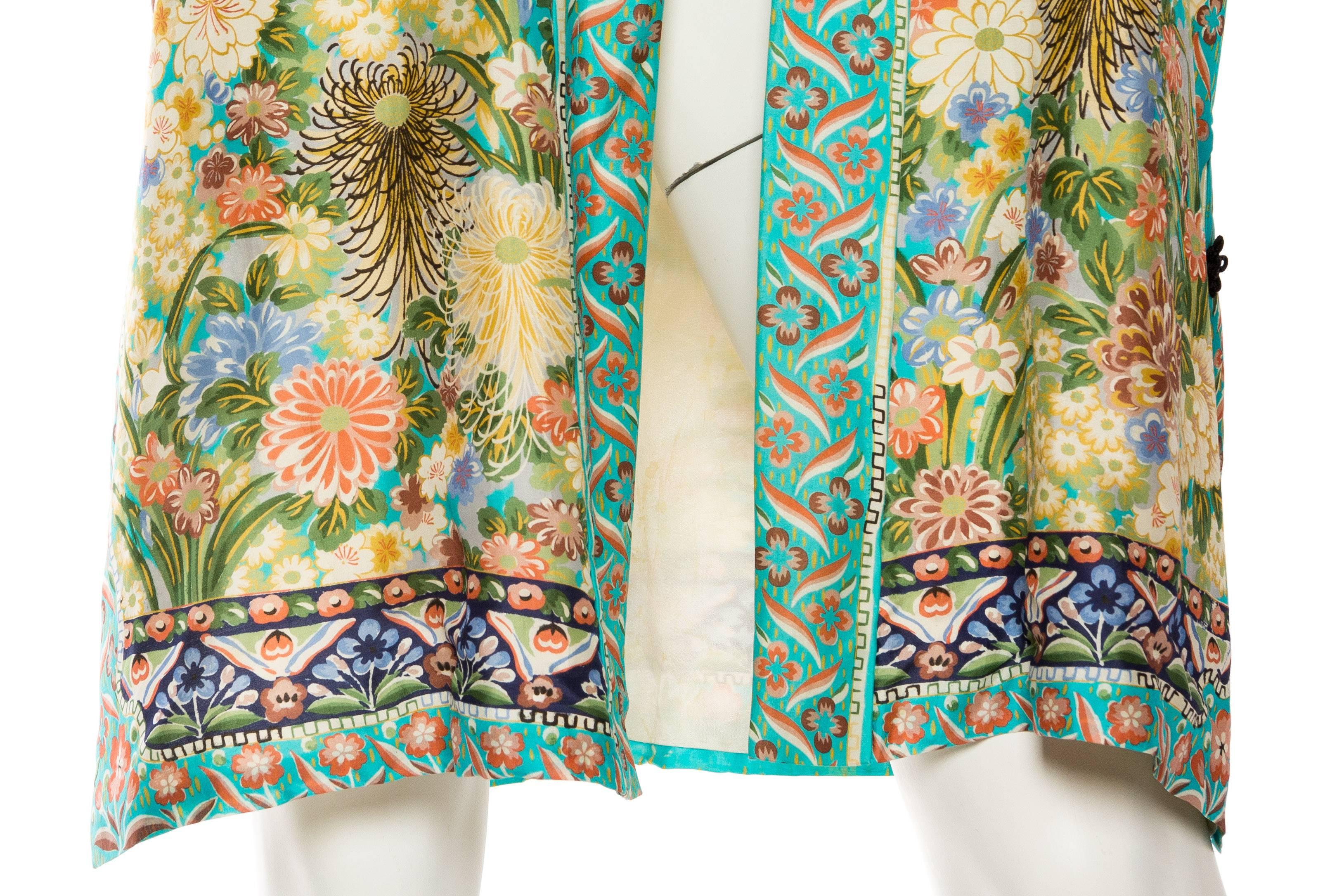 Lightweight Japanese Silk Floral Kimono 3