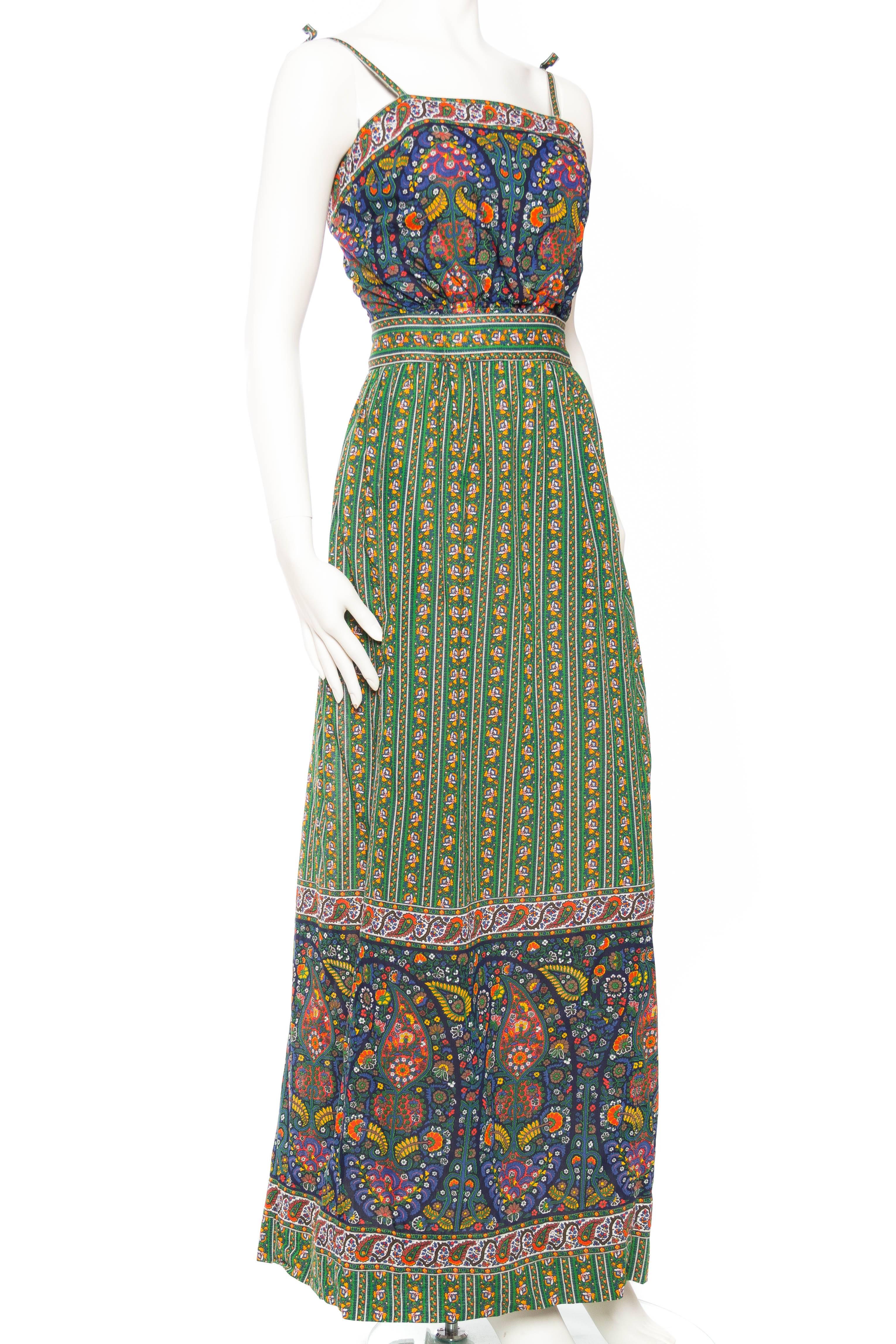 1970s Tina Leser for Saks Cotton Boho Ensemble In Good Condition In New York, NY
