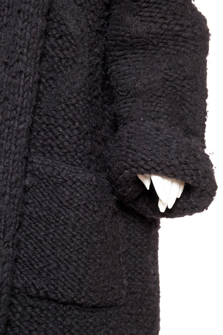 Chunky Deconstructed Knit Avant Guarde Belgian Sweater Coat at 1stDibs ...