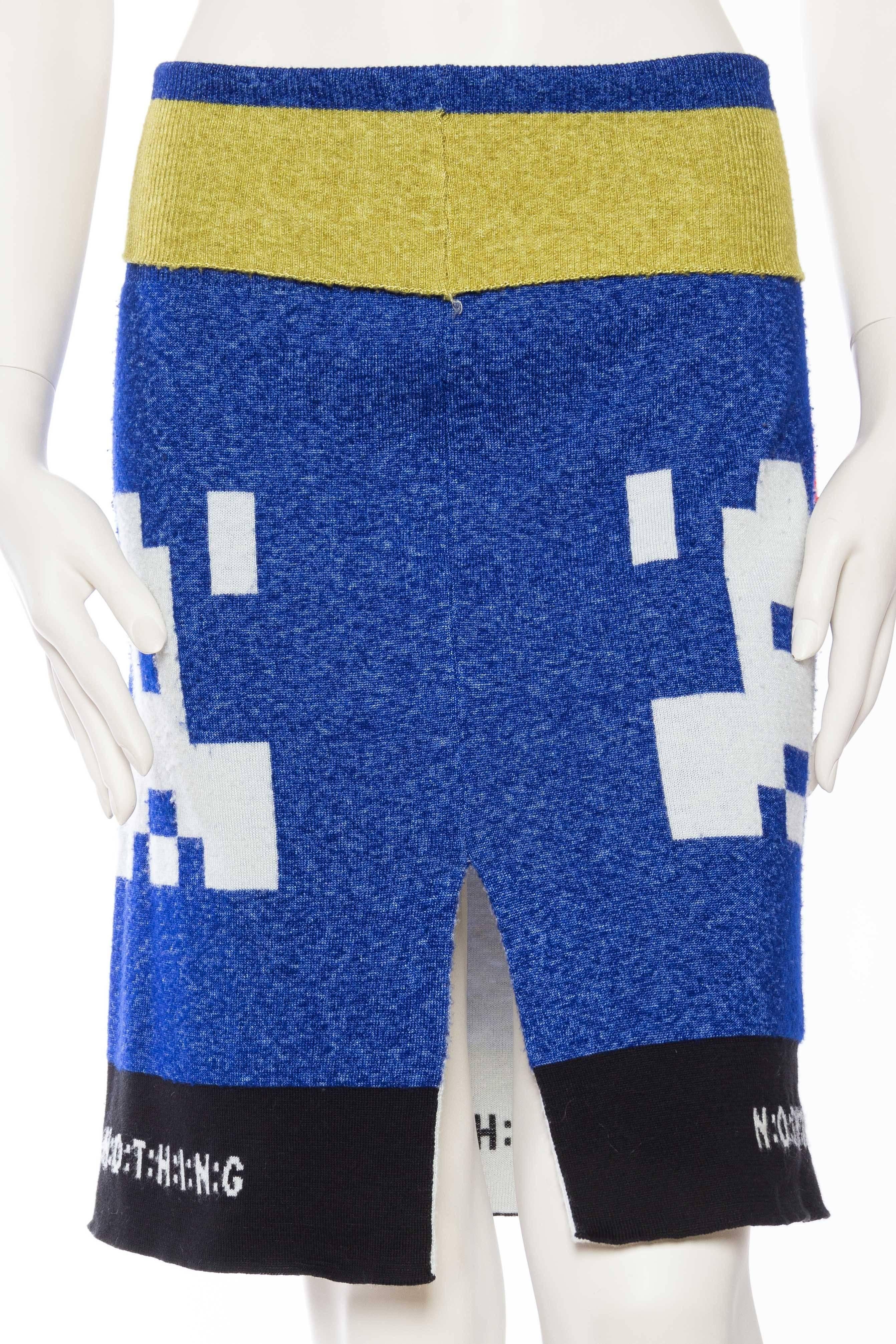 Bernhard Willhelm "Sexy Pocket" Knit Skirt