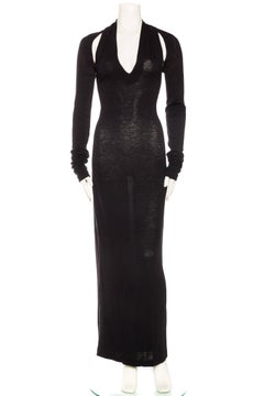 Backless Jersey Callaghan Dress with Sleeves