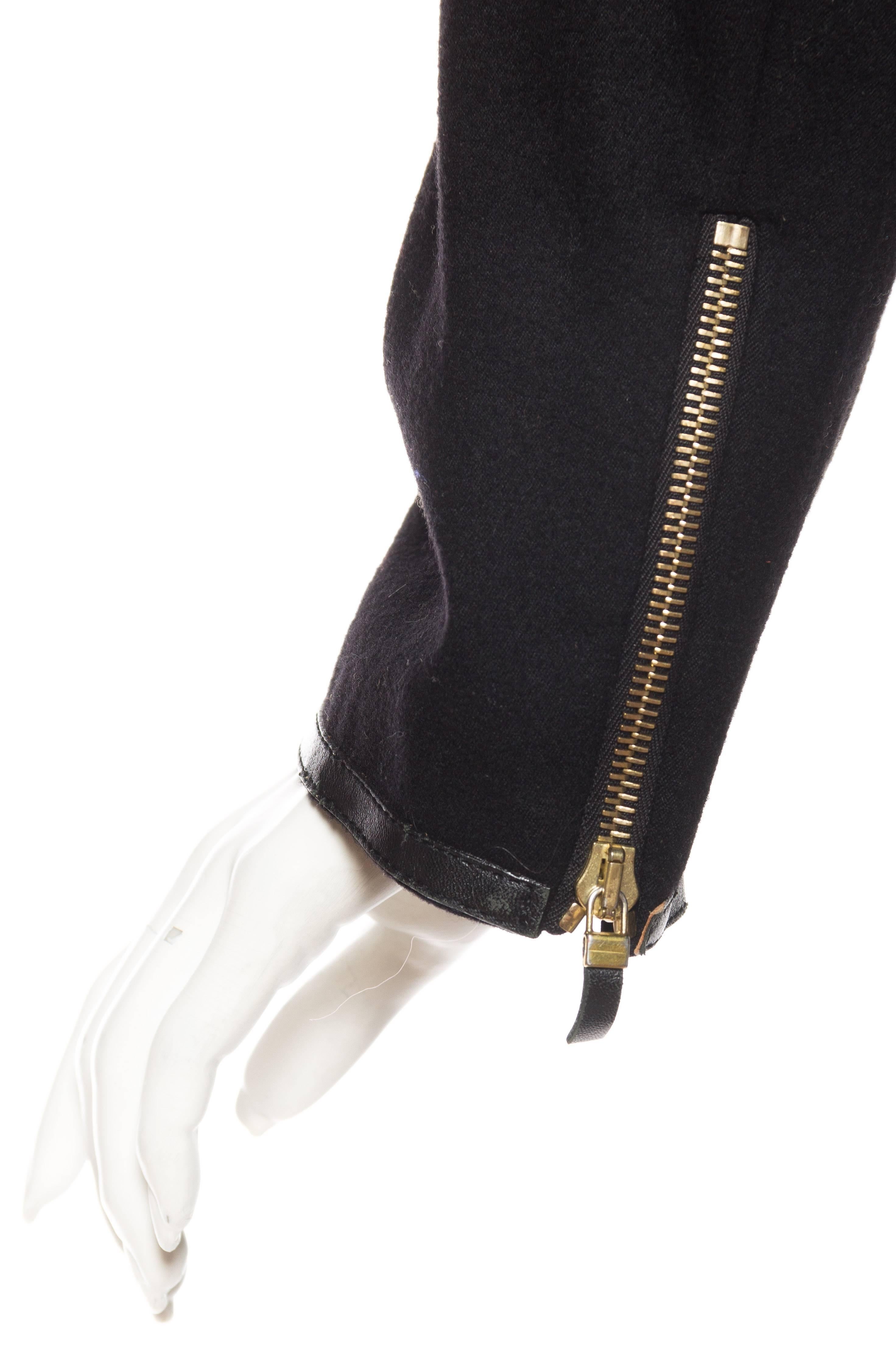 2000S ALEXANDER MCQUEEN Zipper Suit Skirt For Sale 1