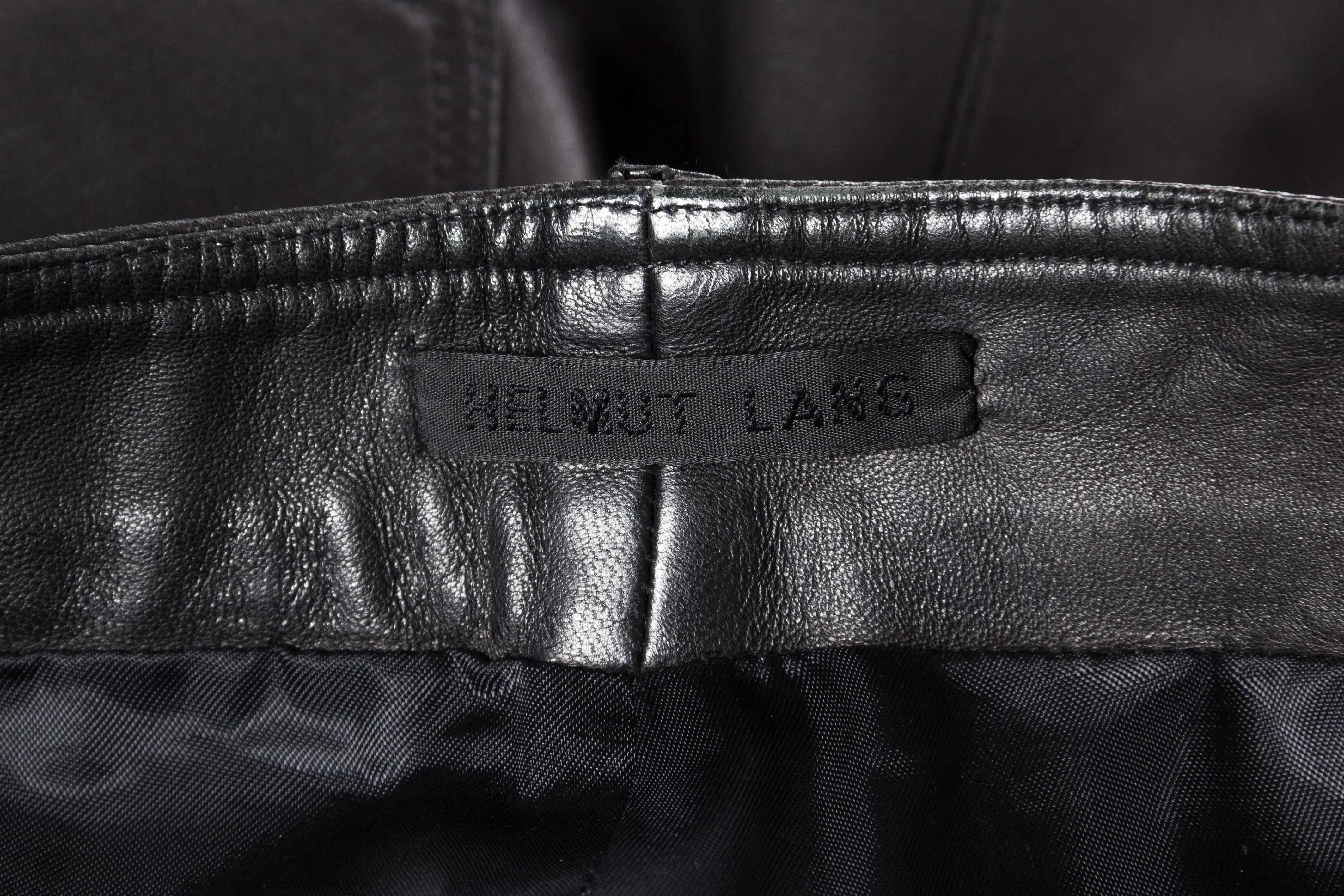 The Perfect Leather Pants from Helmut Lang 2