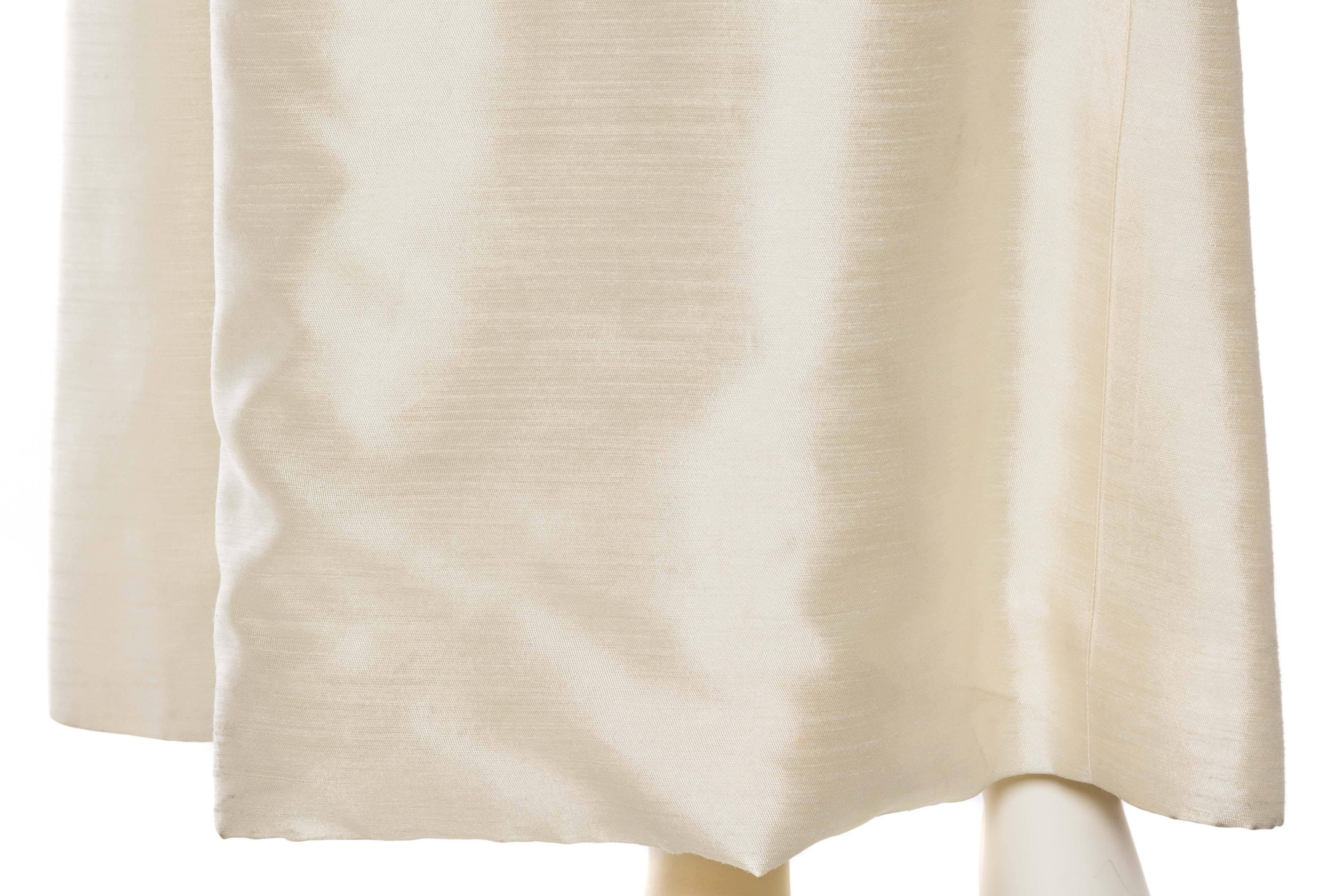 1960s Crystal Beaded Silk Radzimir Gown 3
