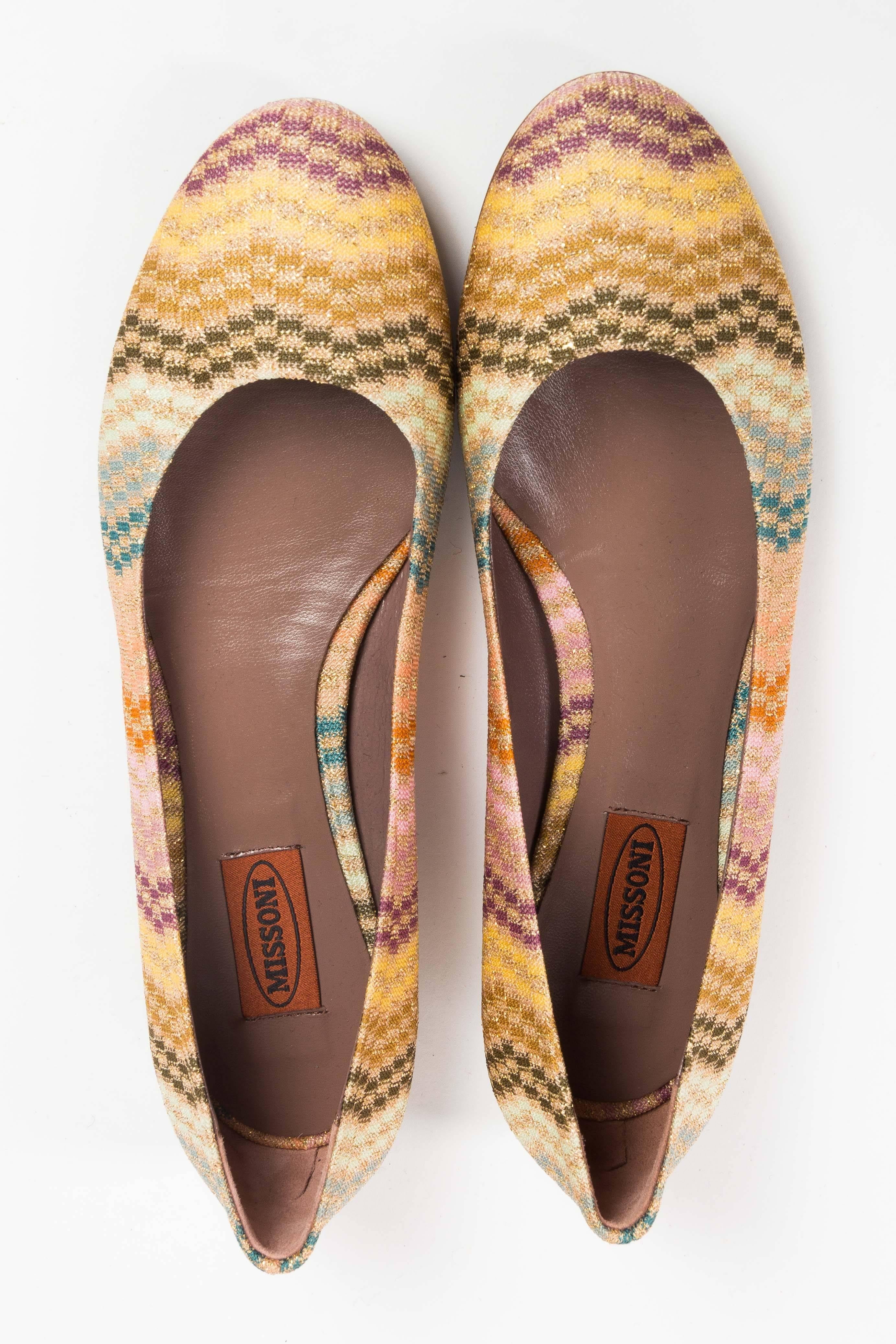 missoni ballet flats