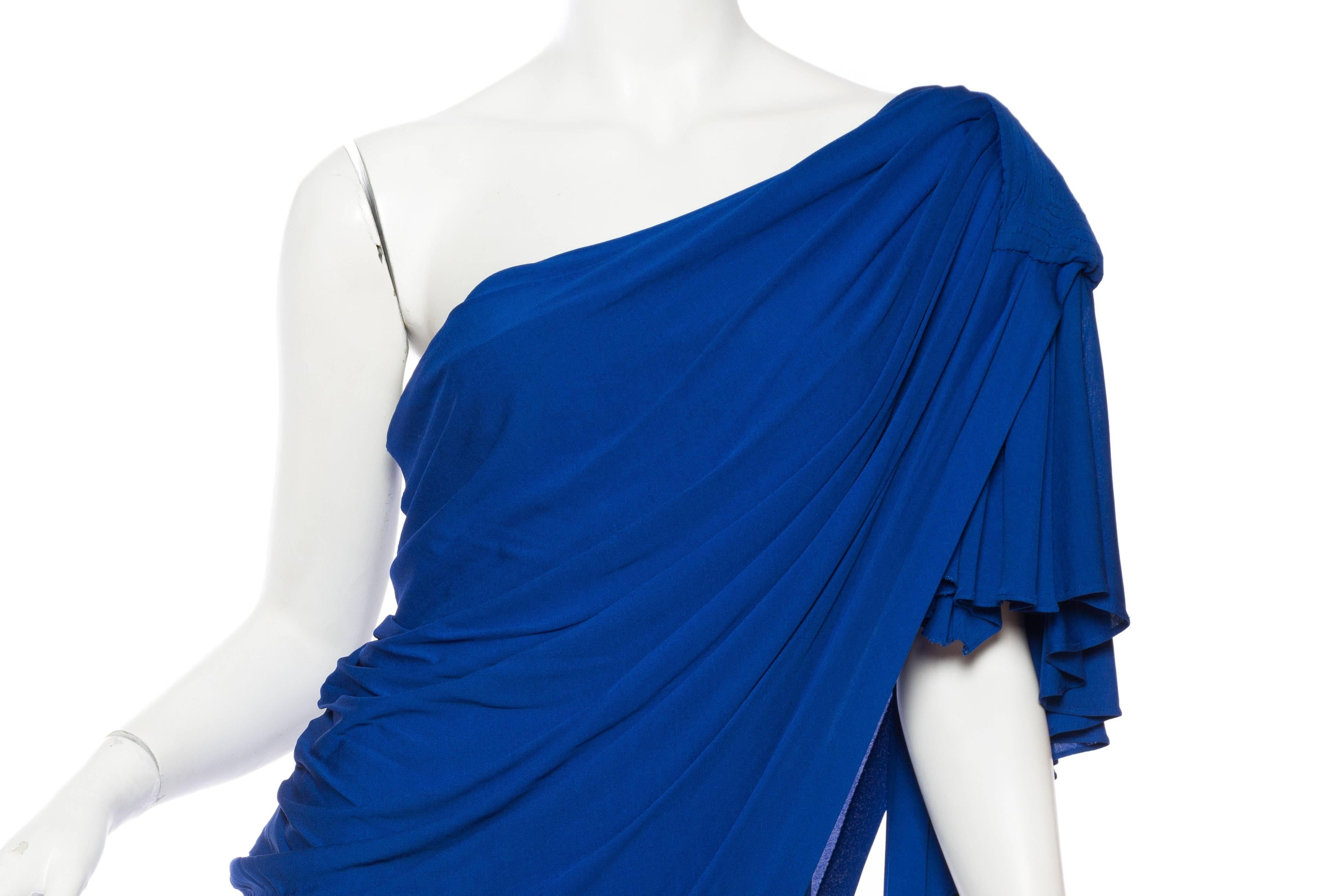 1970s Claude Petin Silk Jersey Dress  1