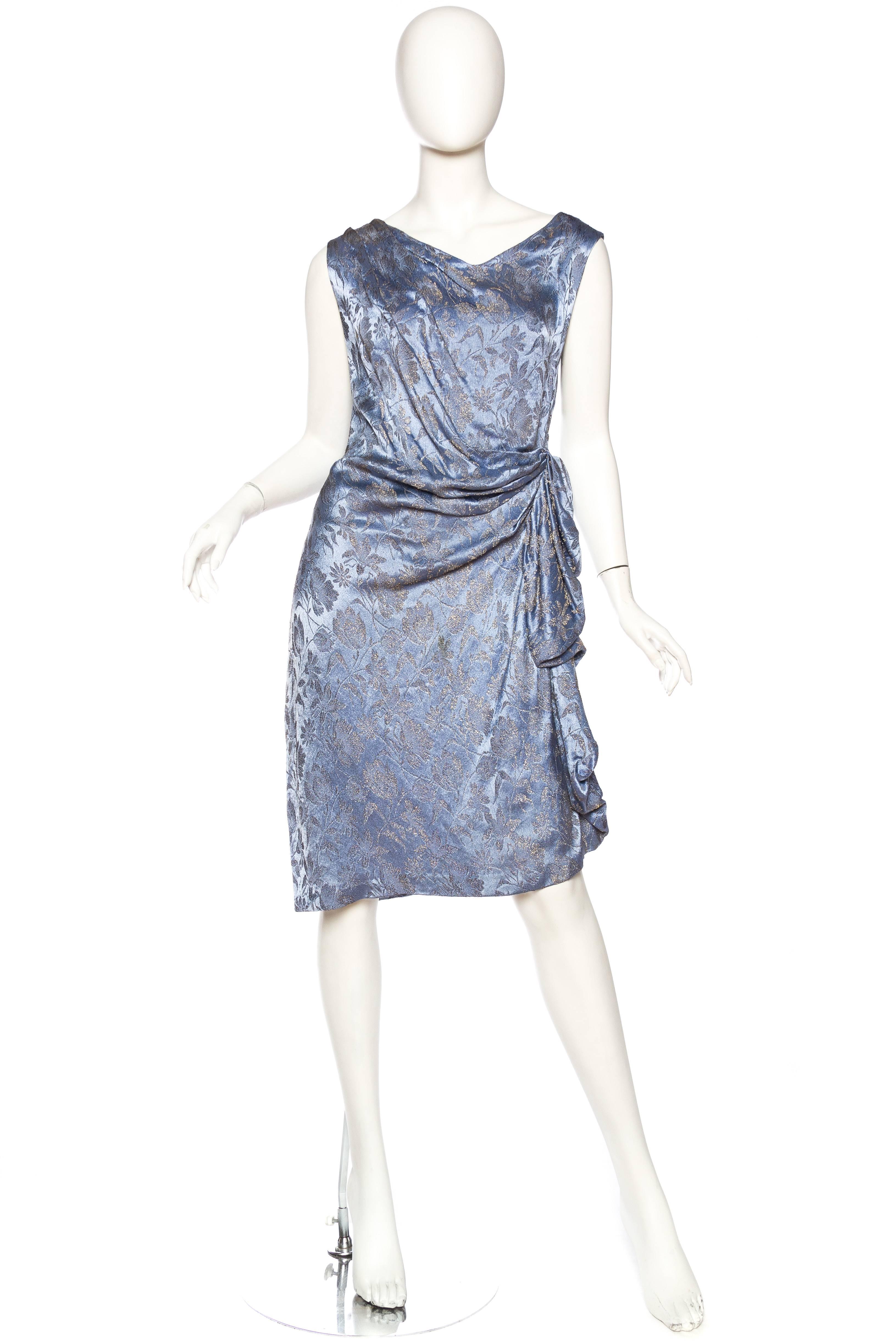 blue 1920s dress