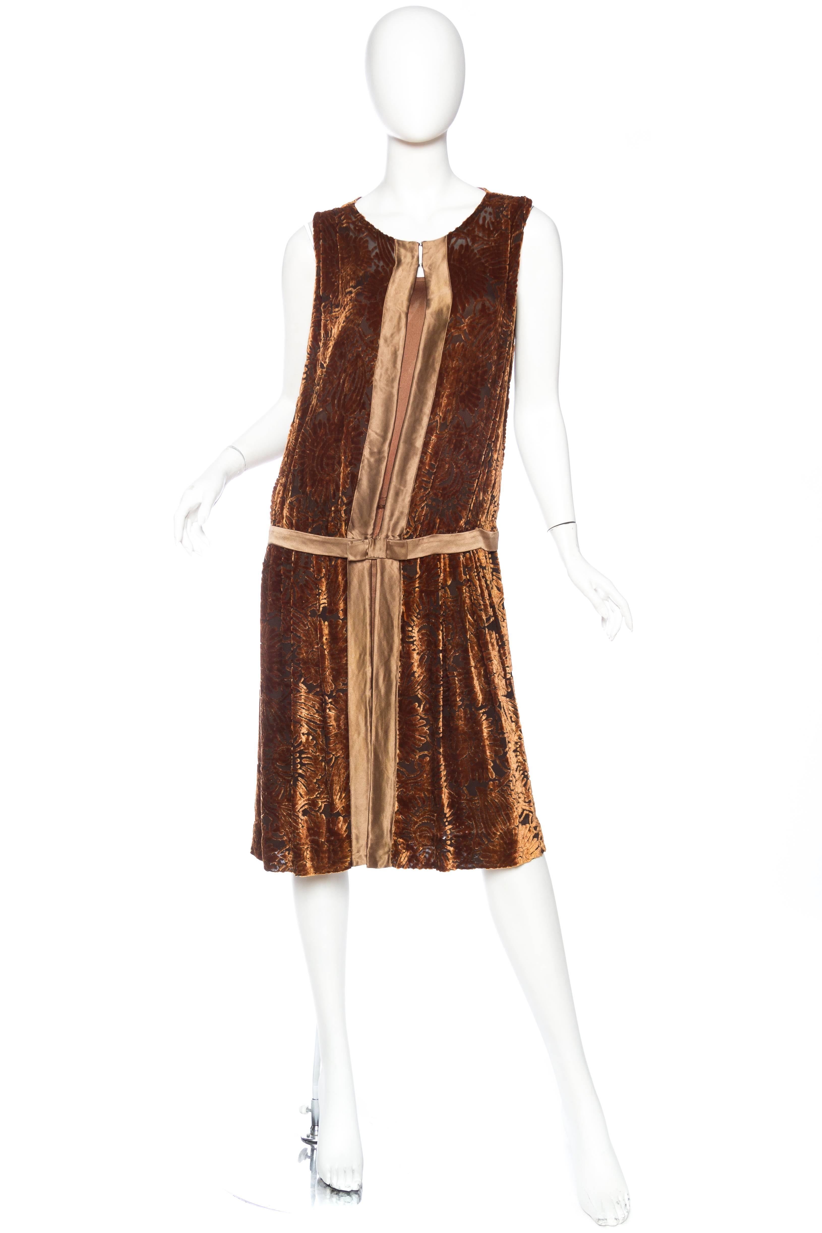 velvet 1920s dress