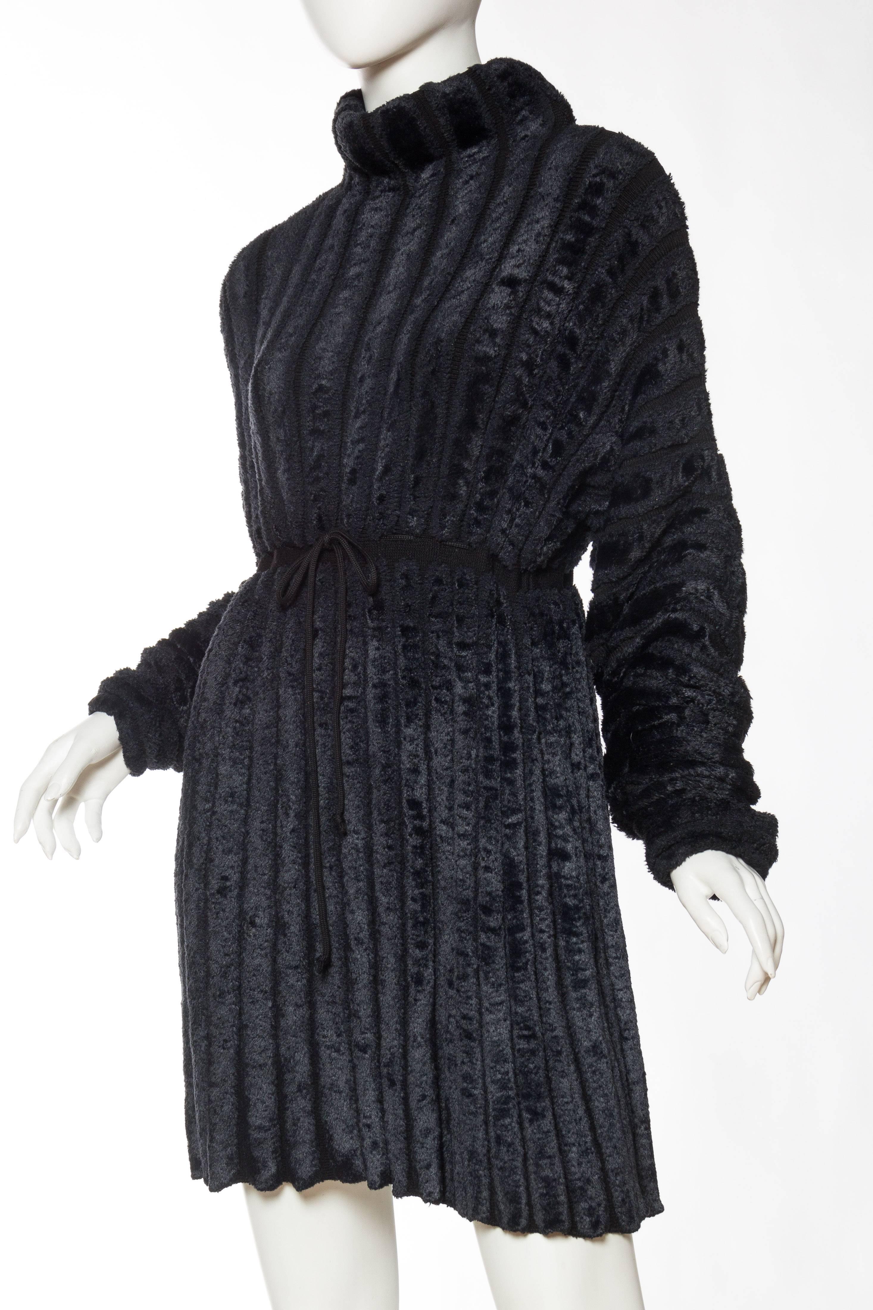Alaia Iconic Oversized Chenille Dress, Fall 1988 Collection 1