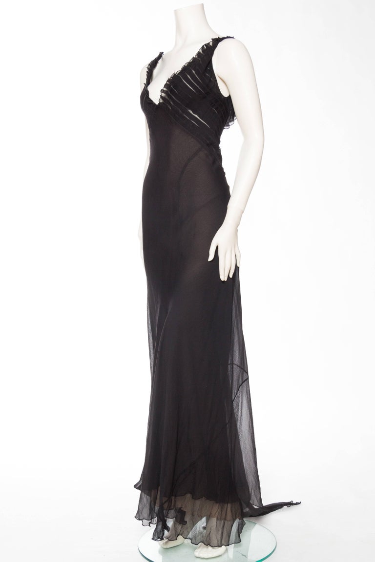 Tom Ford Gucci 1930s Style Bias Cut Chiffon Gown, 1990s at 1stdibs