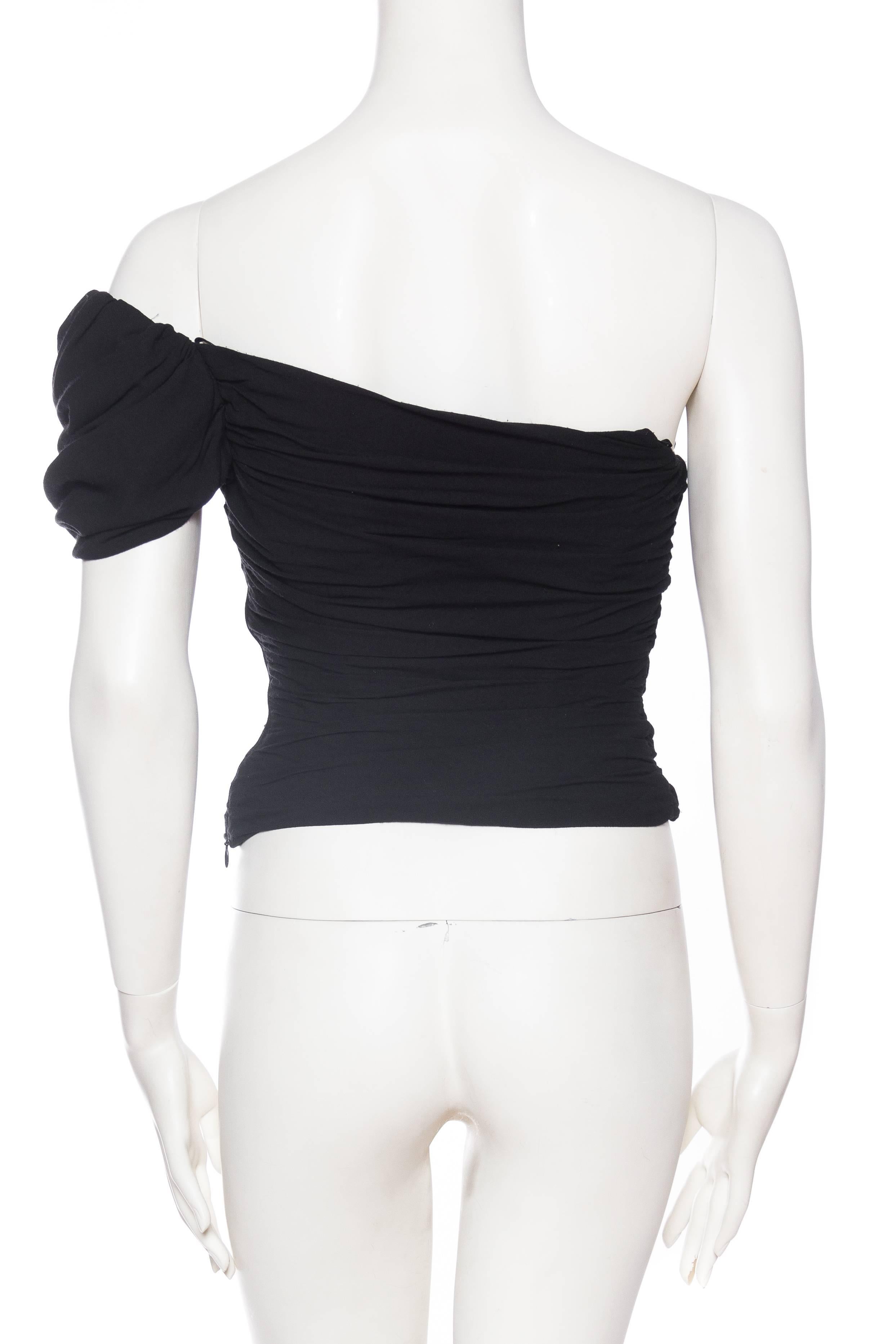 Black Vivienne Westwood Draped Corset Top