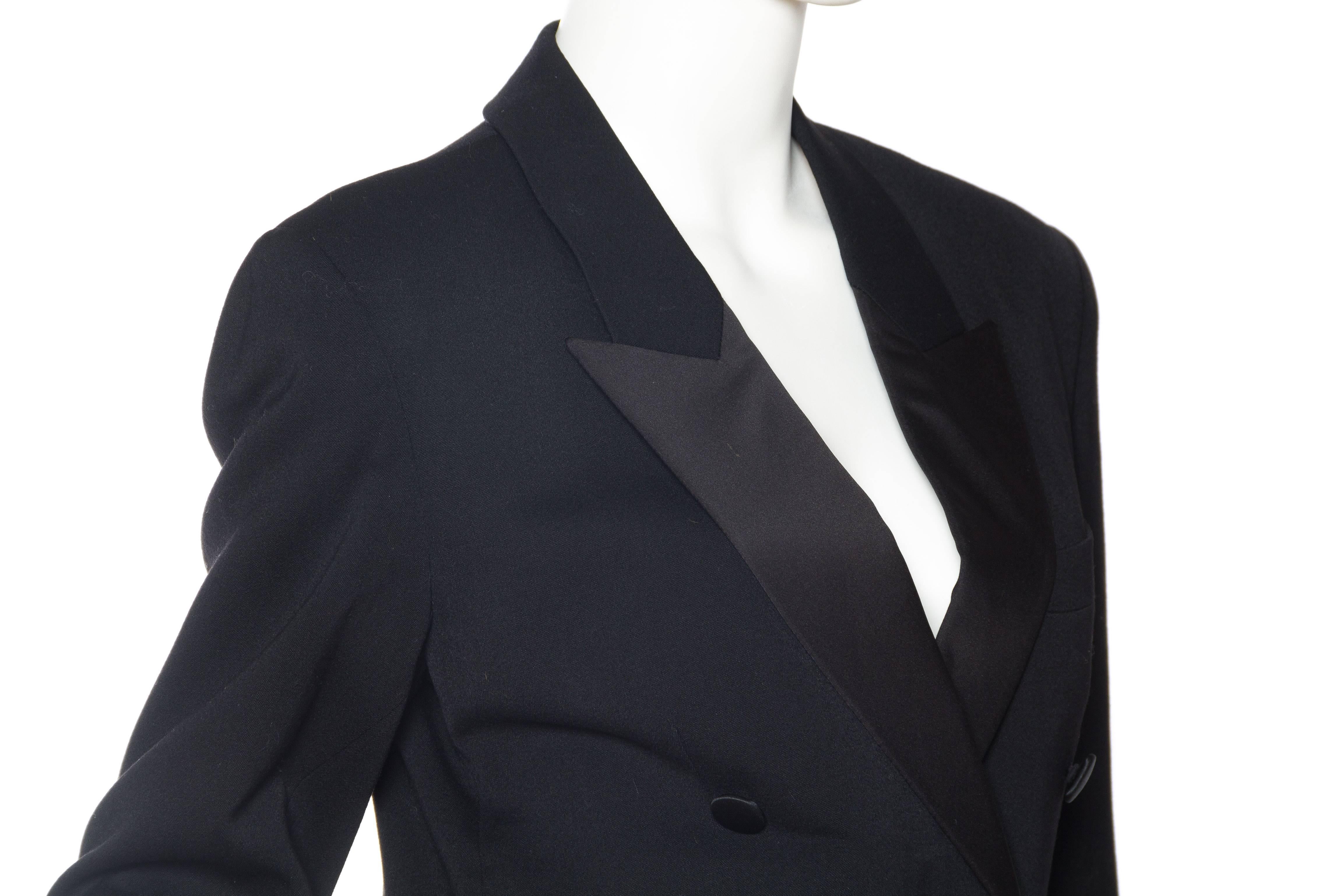 Women's Vivienne Westwood Gold Label Satin Lapel Tuxedo Jacket