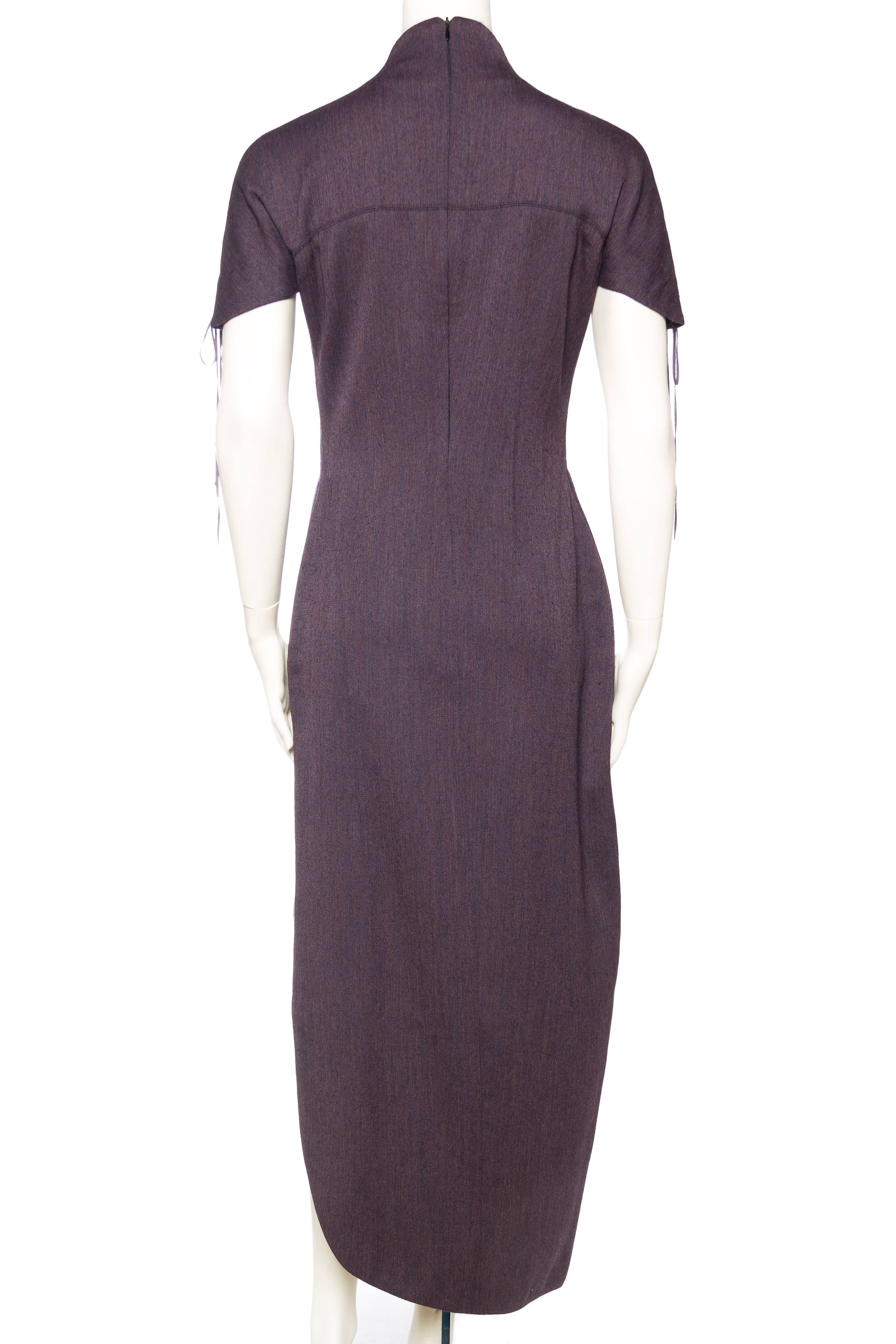 Minimalist Dress with High Slit, 1980s  1