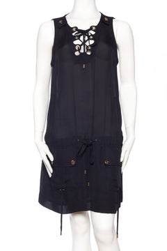 Gucci Safari Style Chiffon Dress