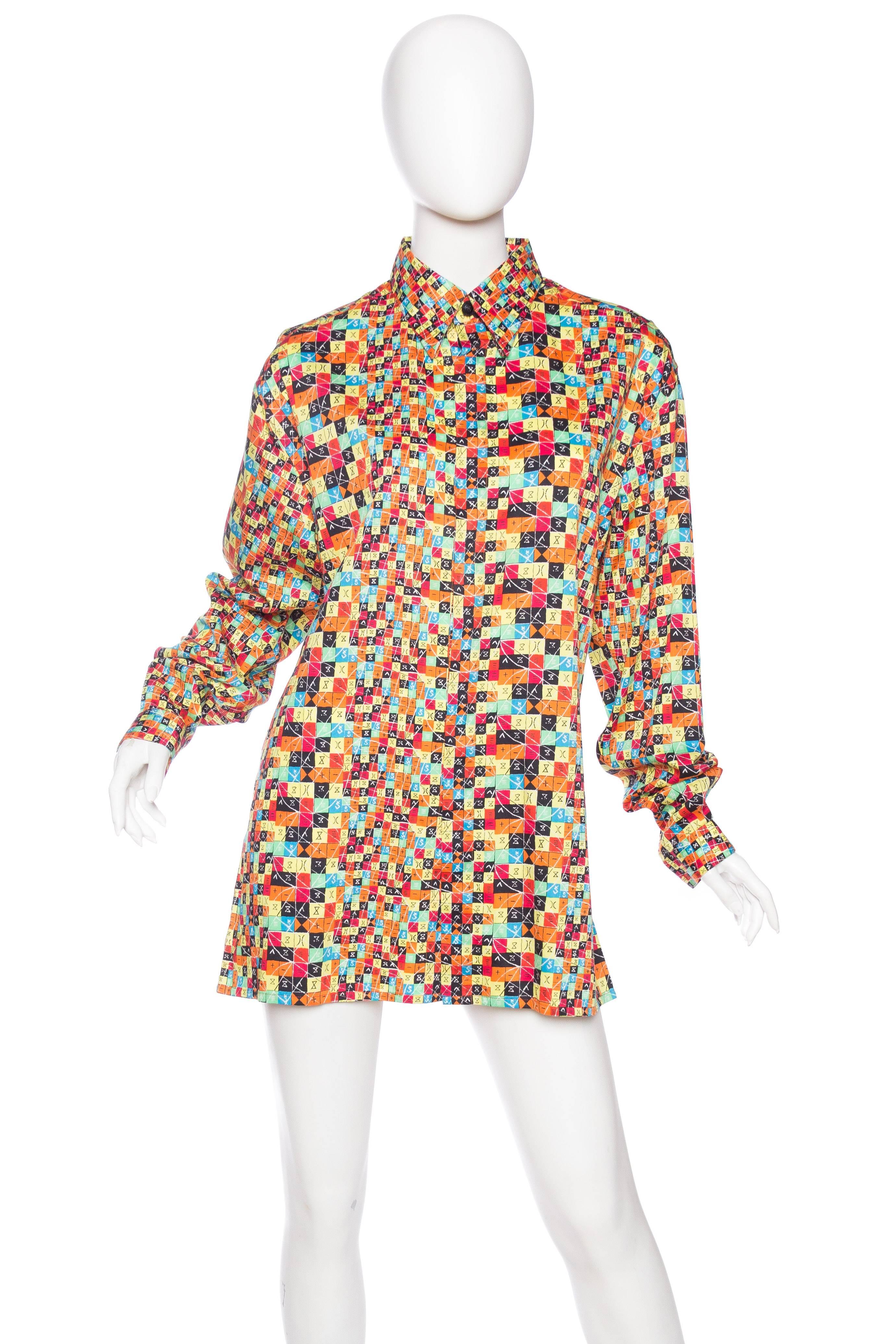 1990S GIANNI VERSACE Multicolore Cotone Stampato 