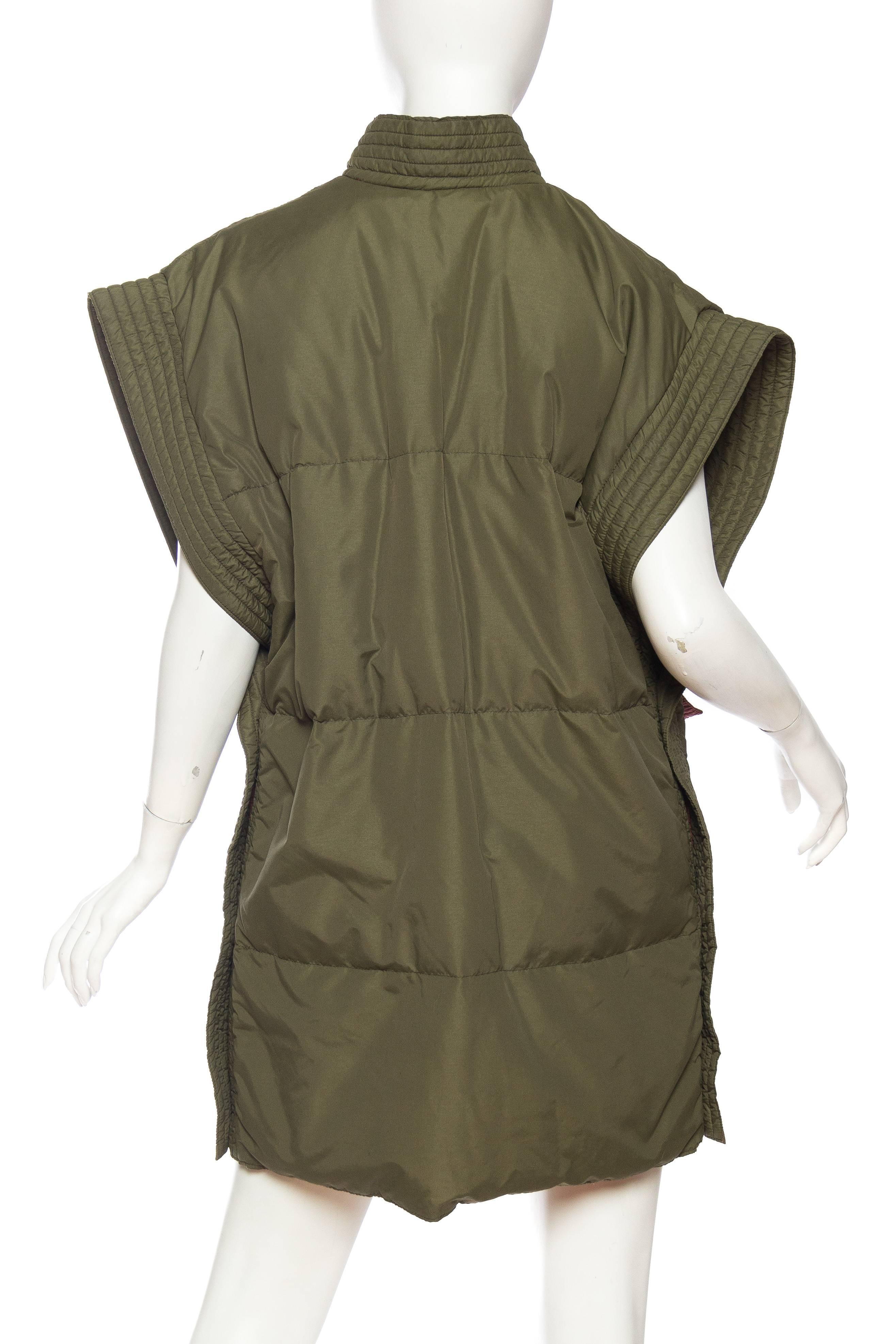 Bill Blass Military Style Puffer Vest  3