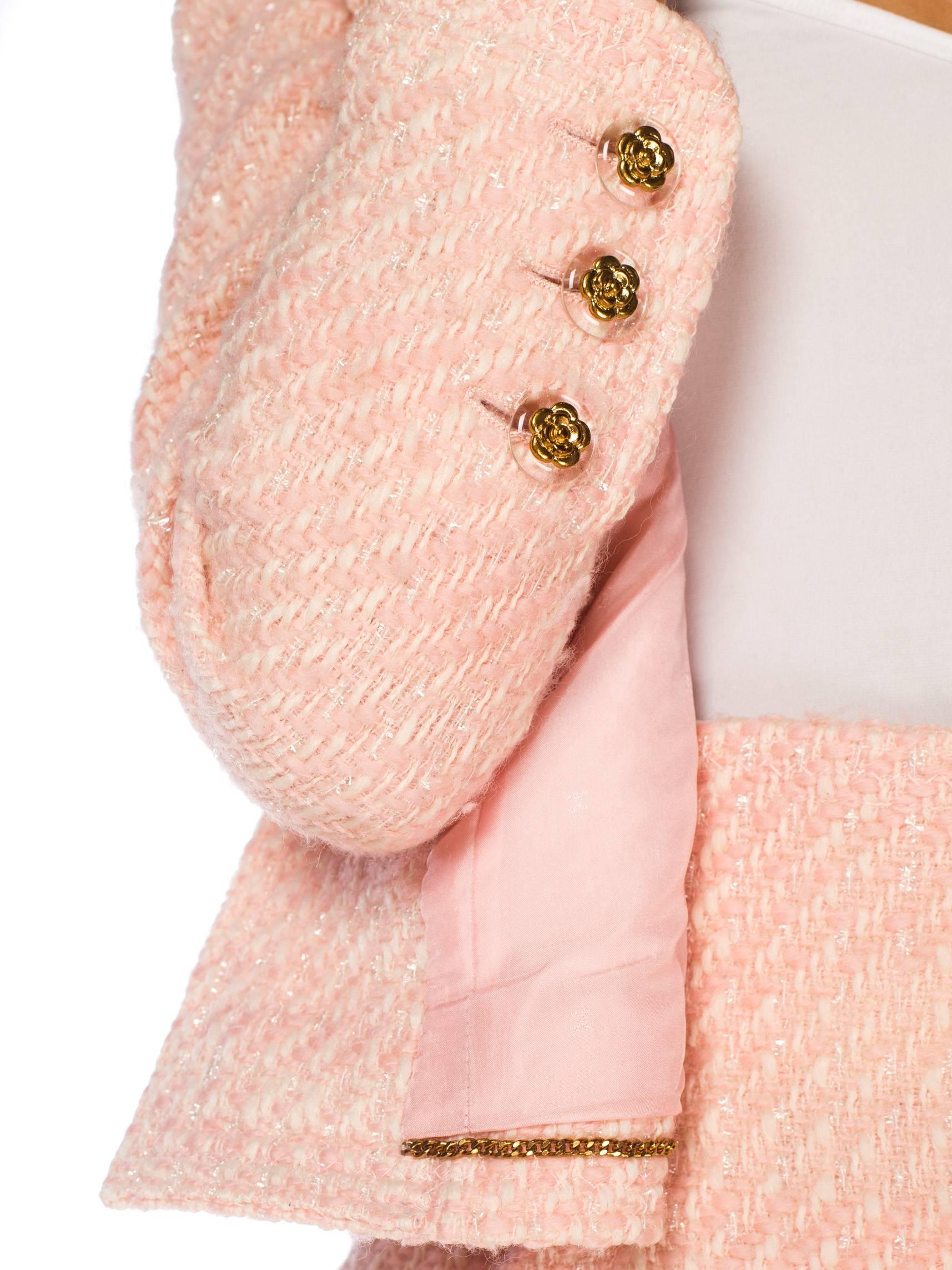 Women's 1990s Pink Chanel Suit