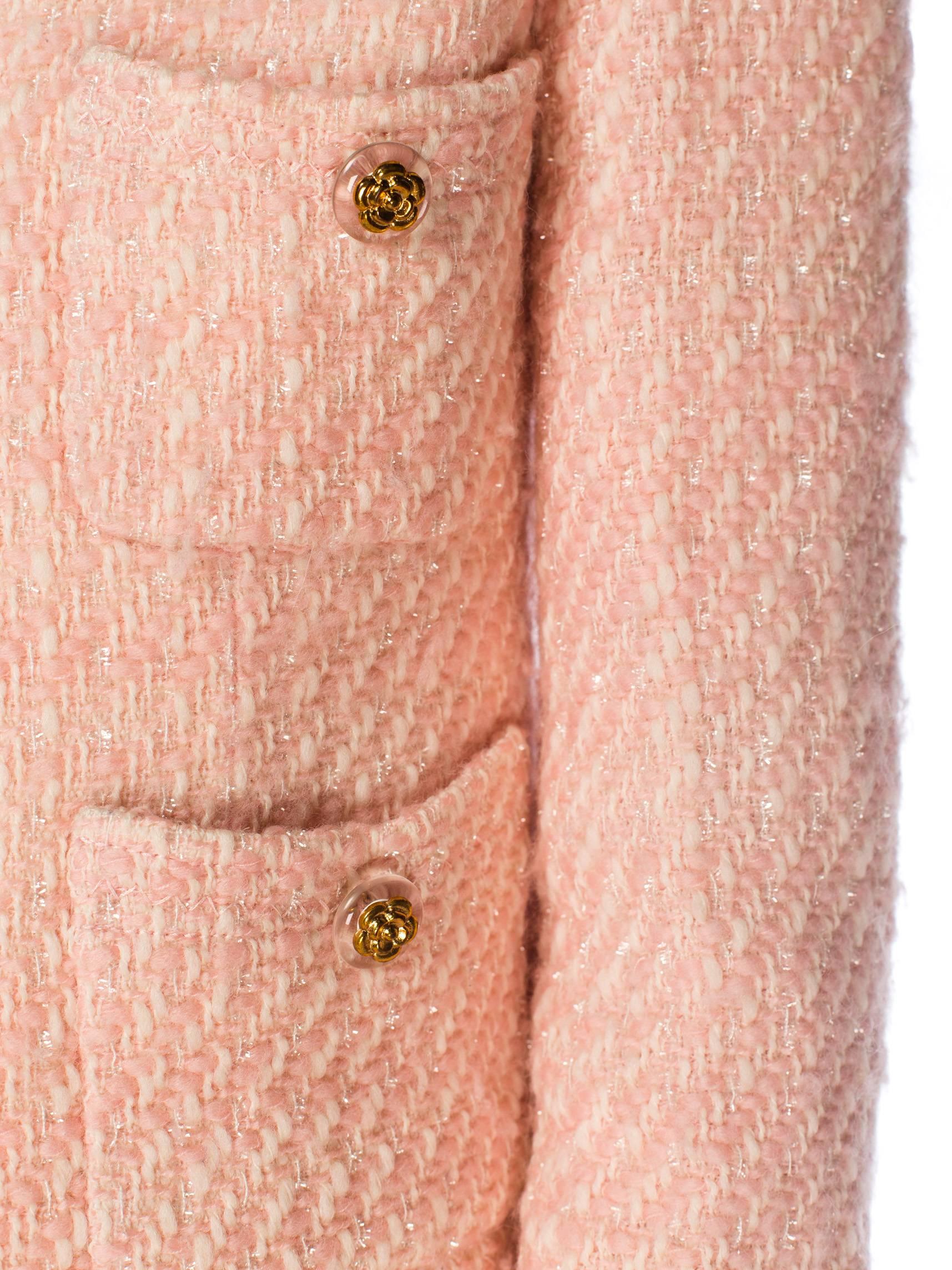Orange 1990s Pink Chanel Suit