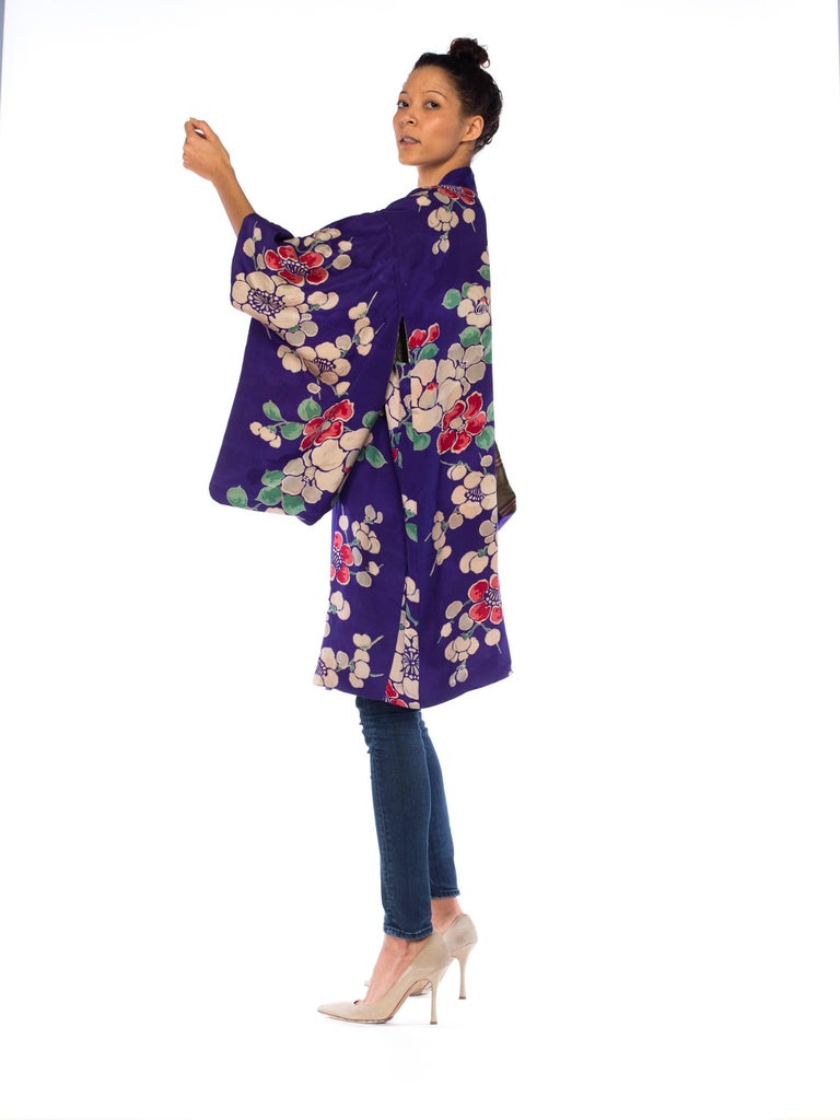 Vintage Silk Japanese Kimono at 1stDibs