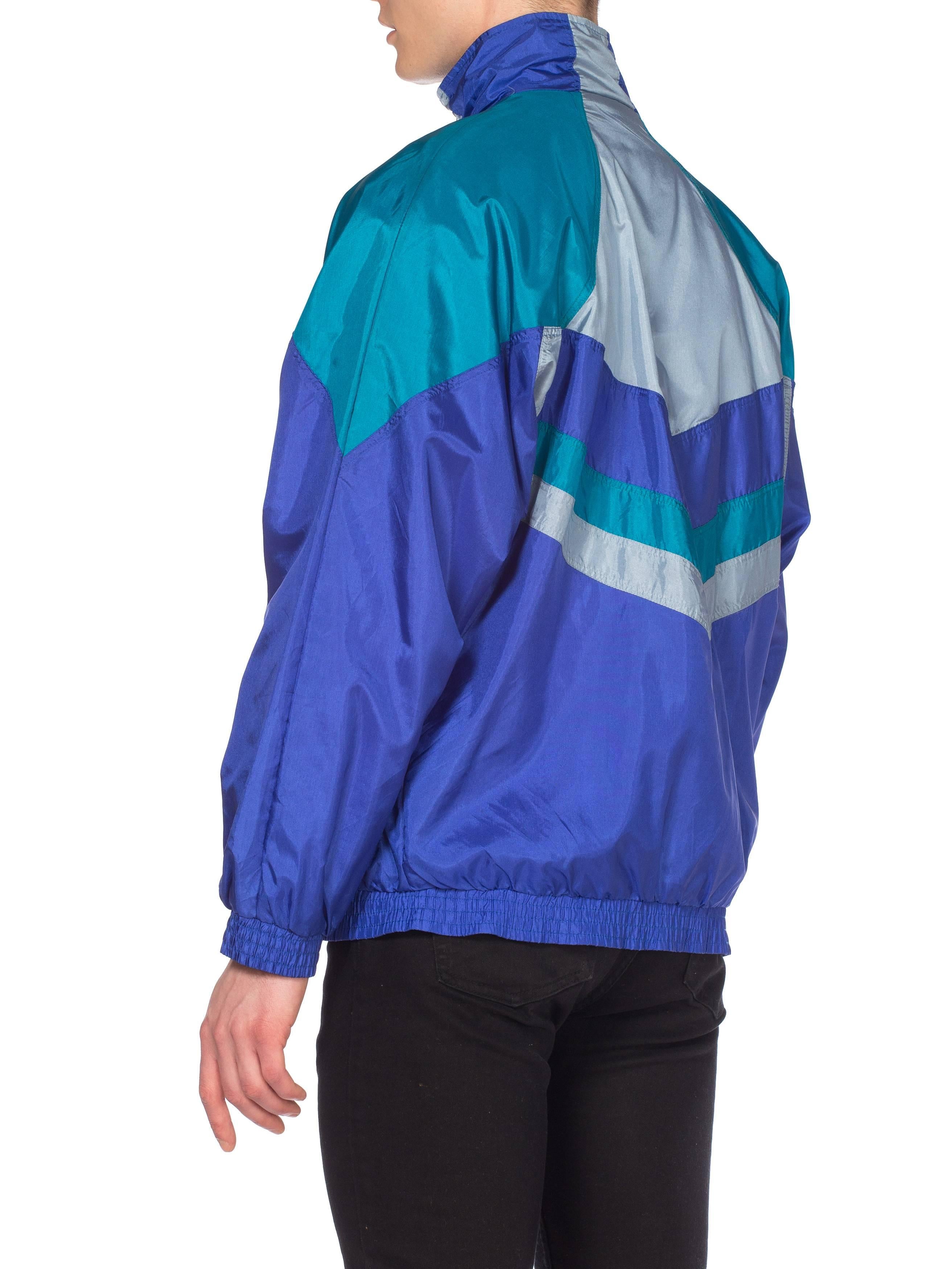1980s 1990s Mens Nylon Sportswear Jacket  4