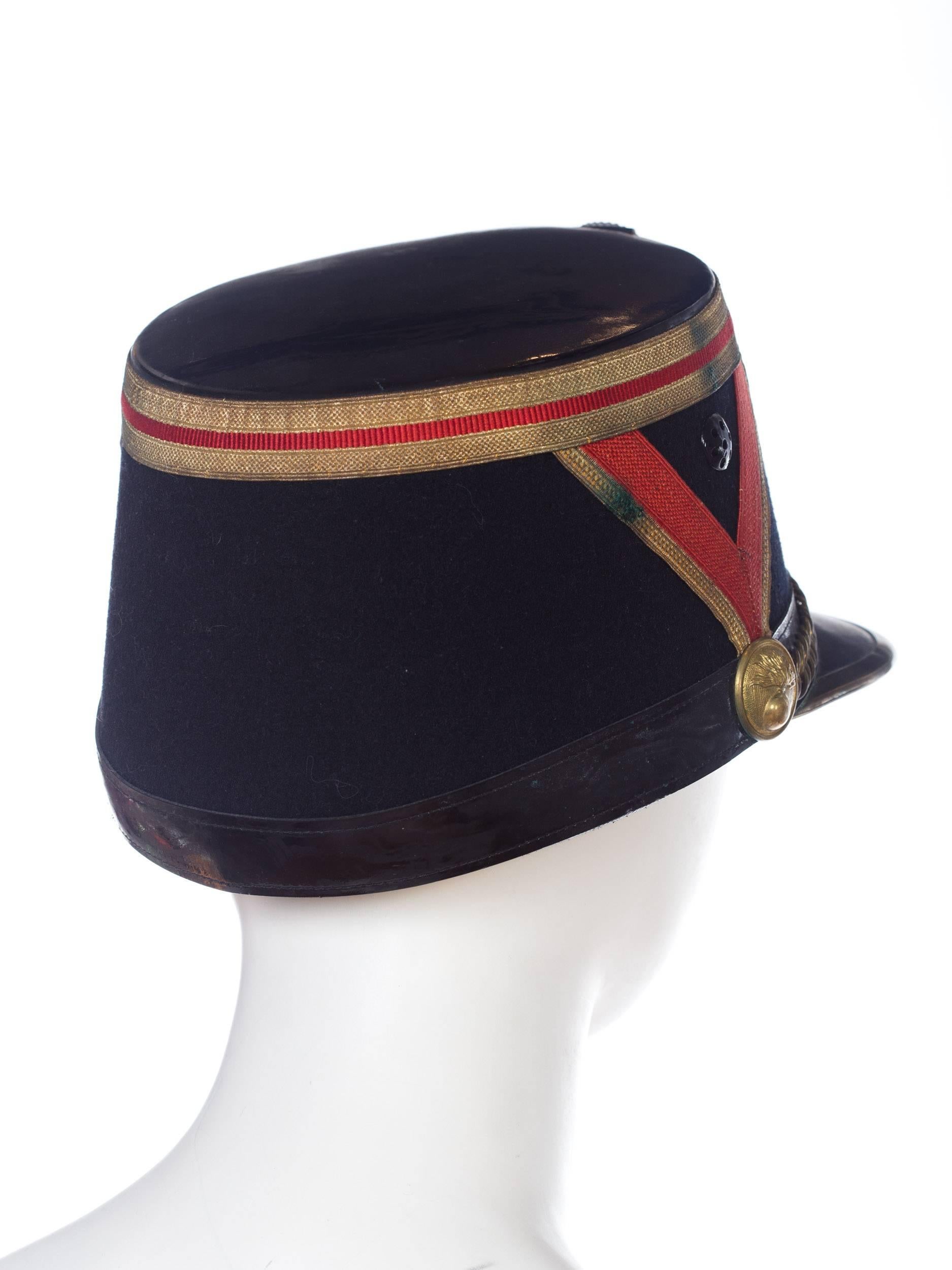 Gray 19th Century French Military Hat