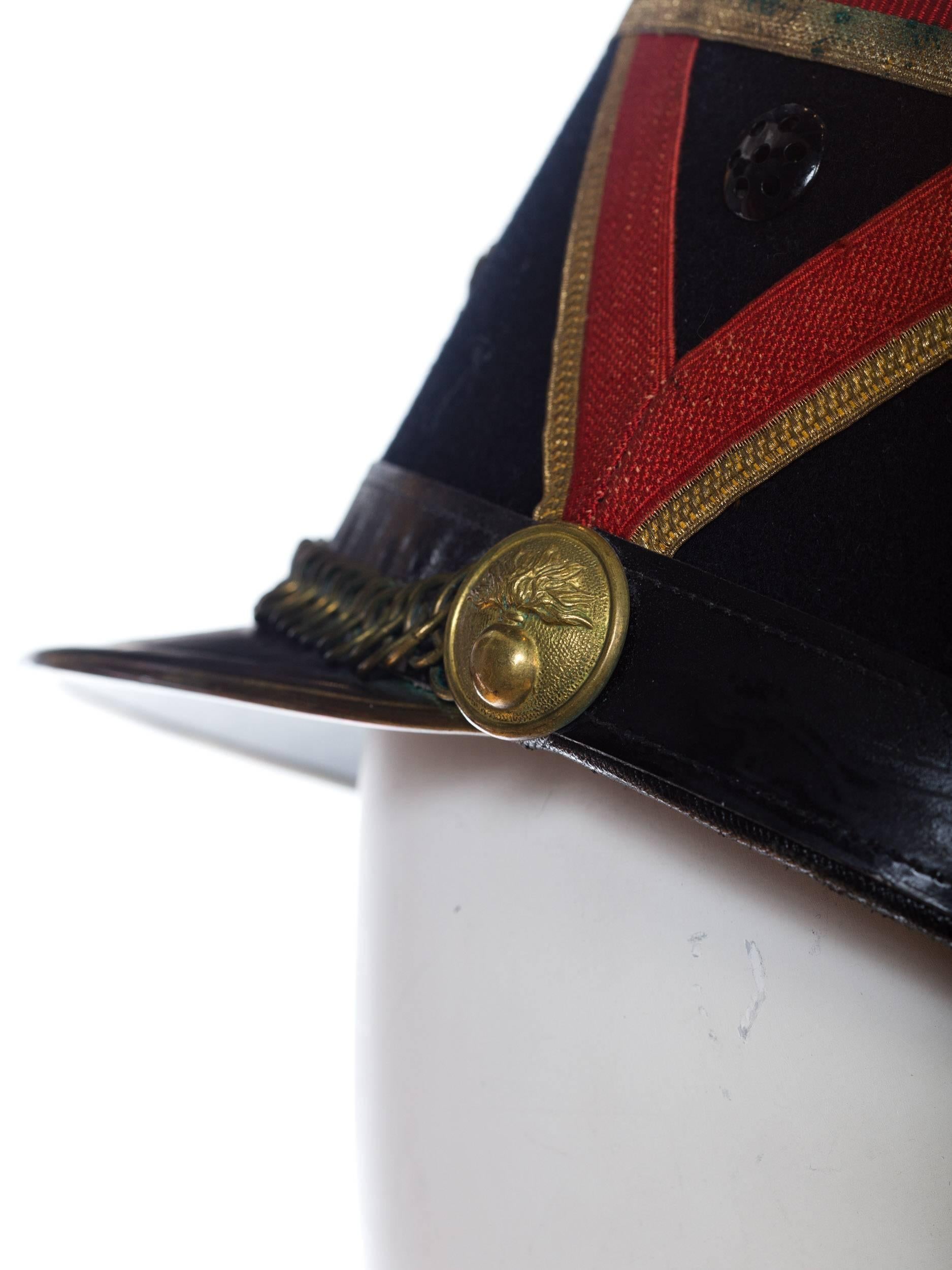 Men's 19th Century French Military Hat