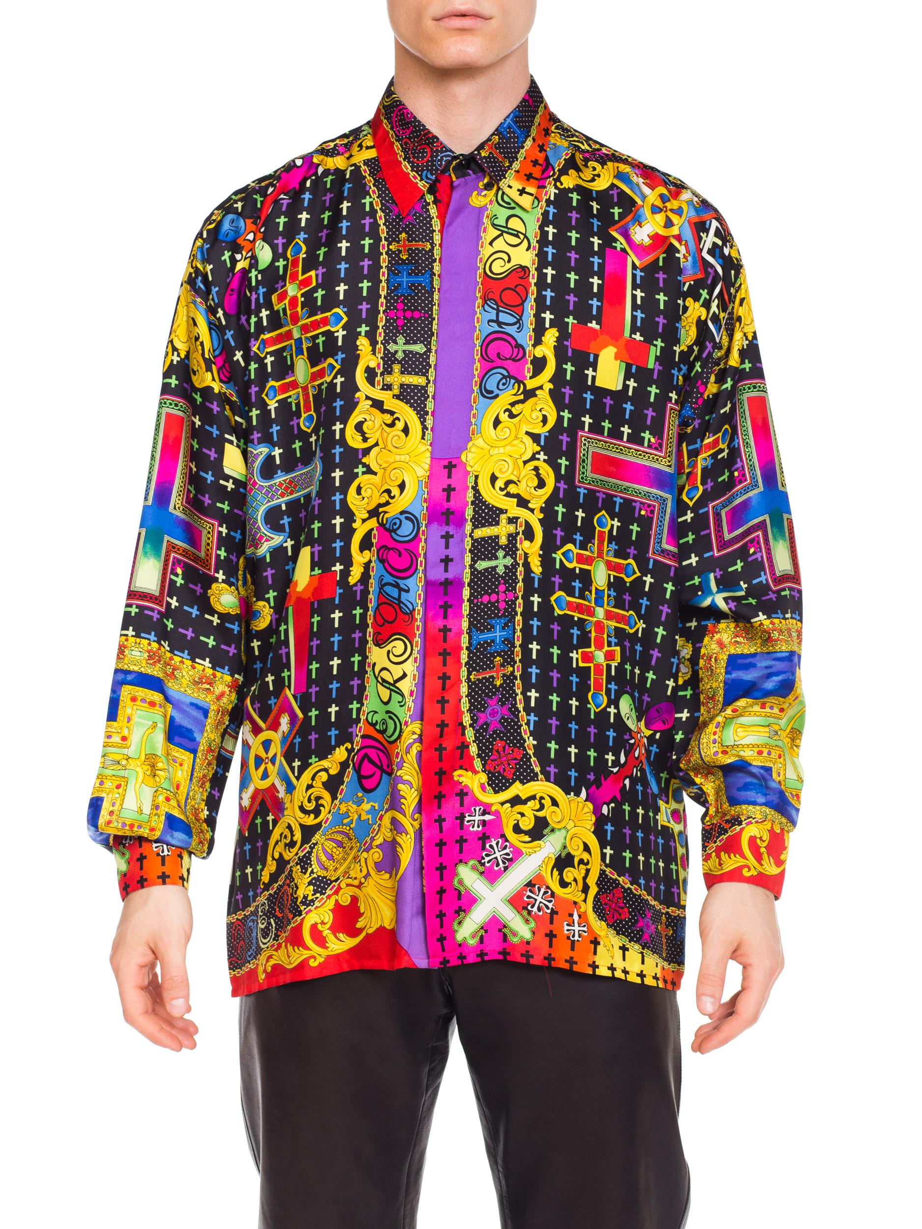 90s silk shirts