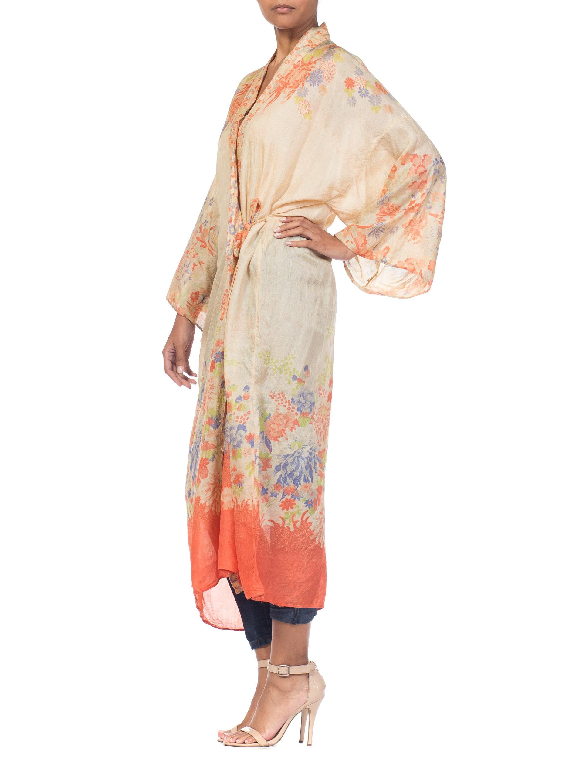 1920s Lightweight Silk Japanese Kimono 2