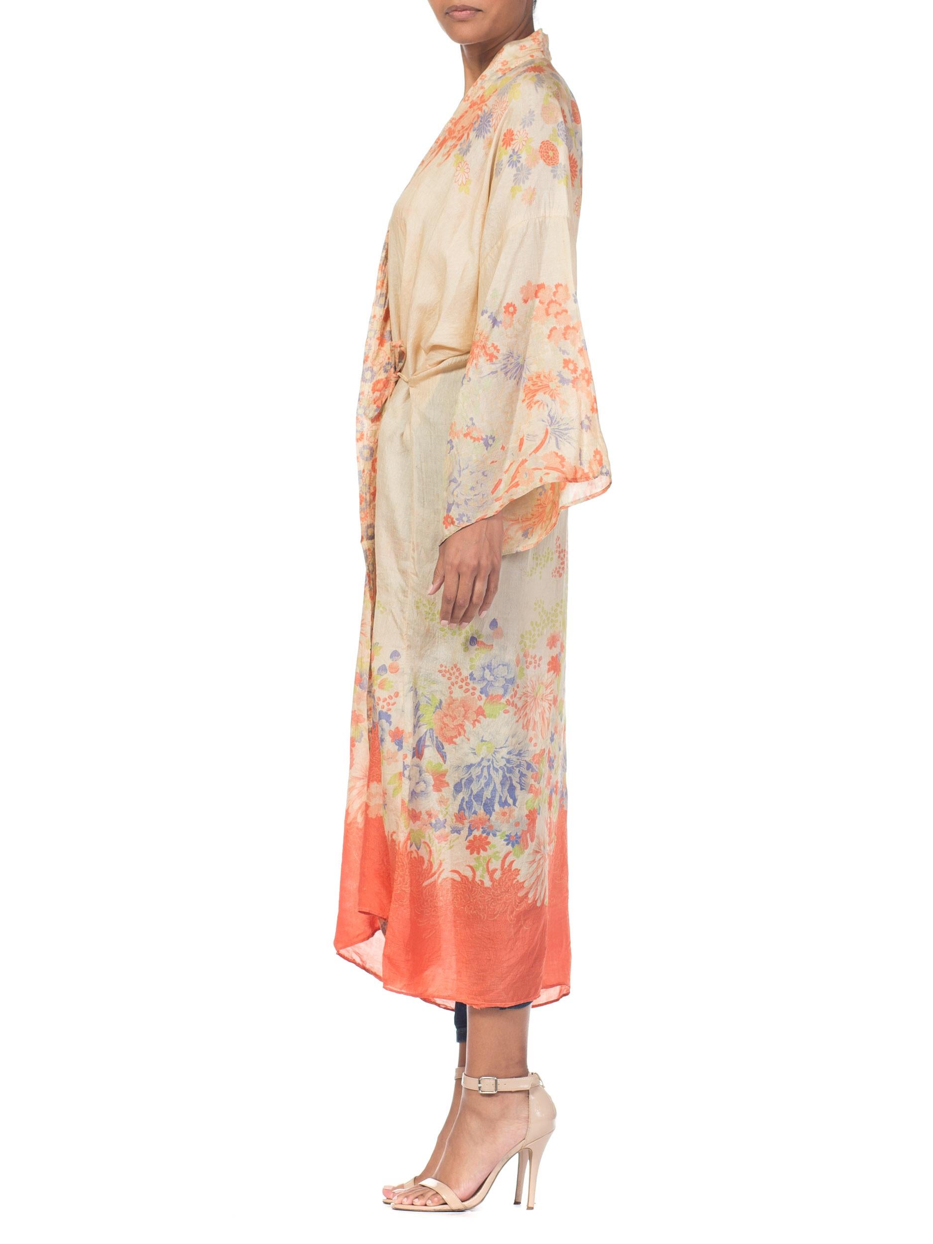 1920s Lightweight Silk Japanese Kimono 3