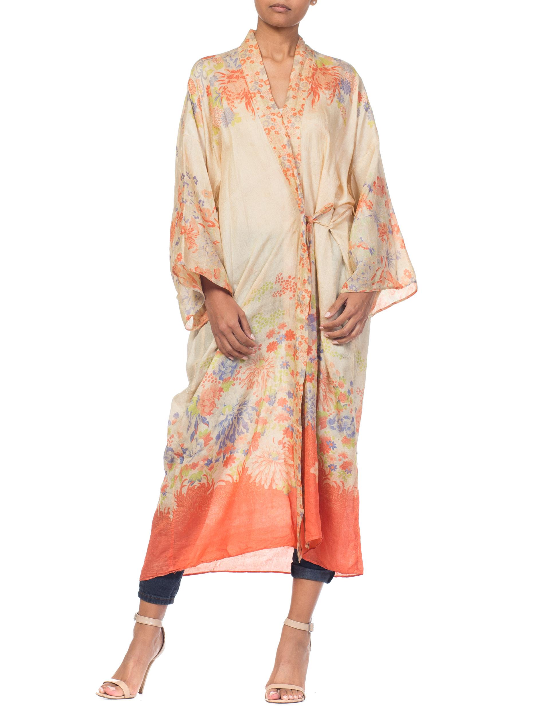 1920s Lightweight Silk Japanese Kimono 4