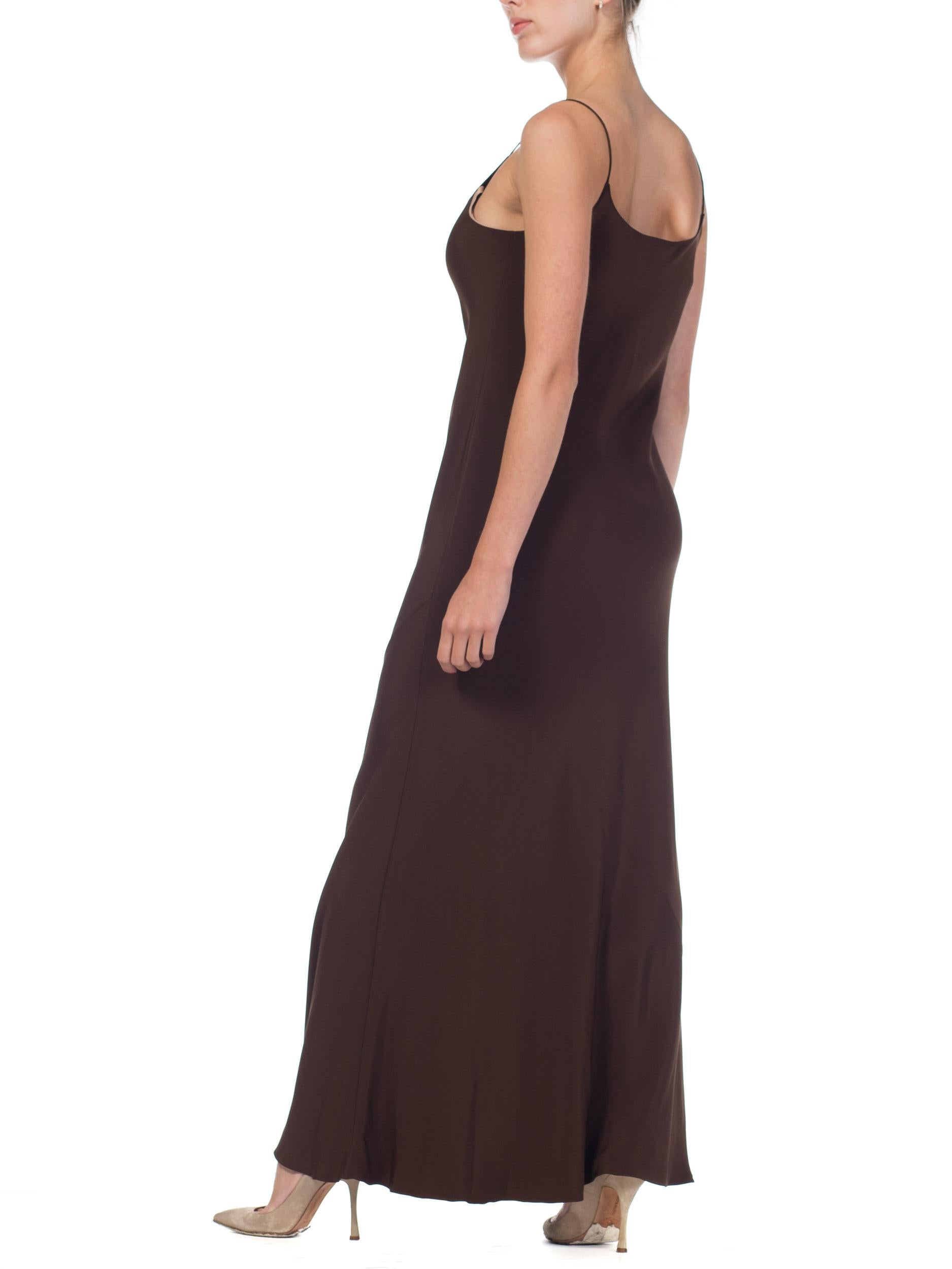 Women's 1990s Melinda Eng Bergdorf Goodman Silk Bias Dress