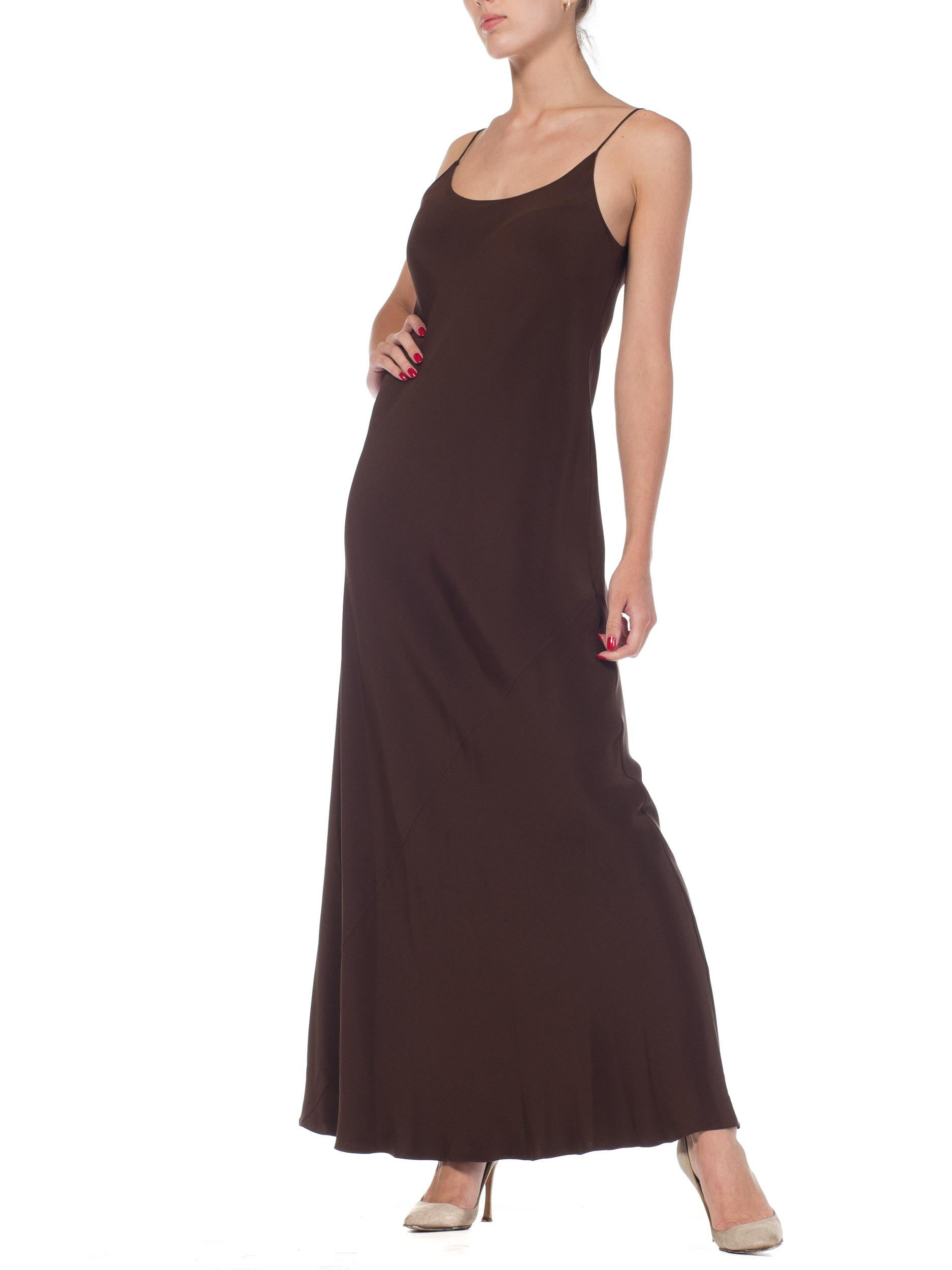 1990s Melinda Eng Bergdorf Goodman Silk Bias Dress 2