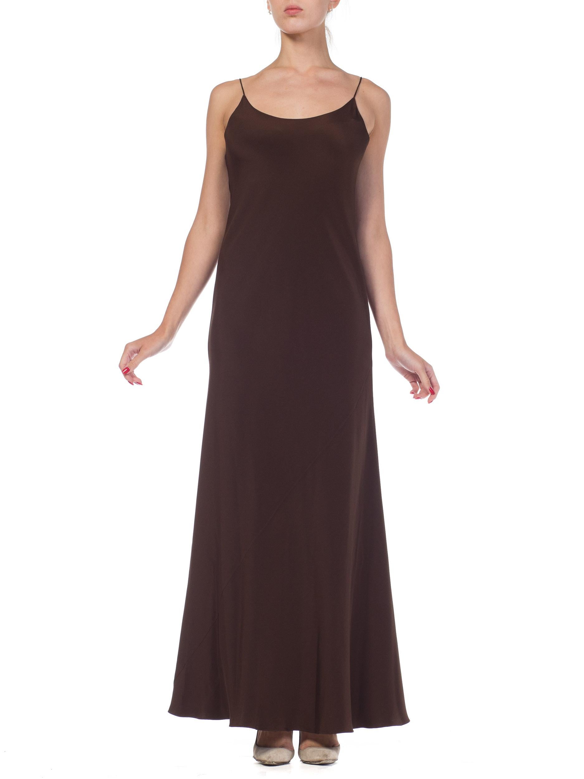 1990s Melinda Eng Bergdorf Goodman Silk Bias Dress 4