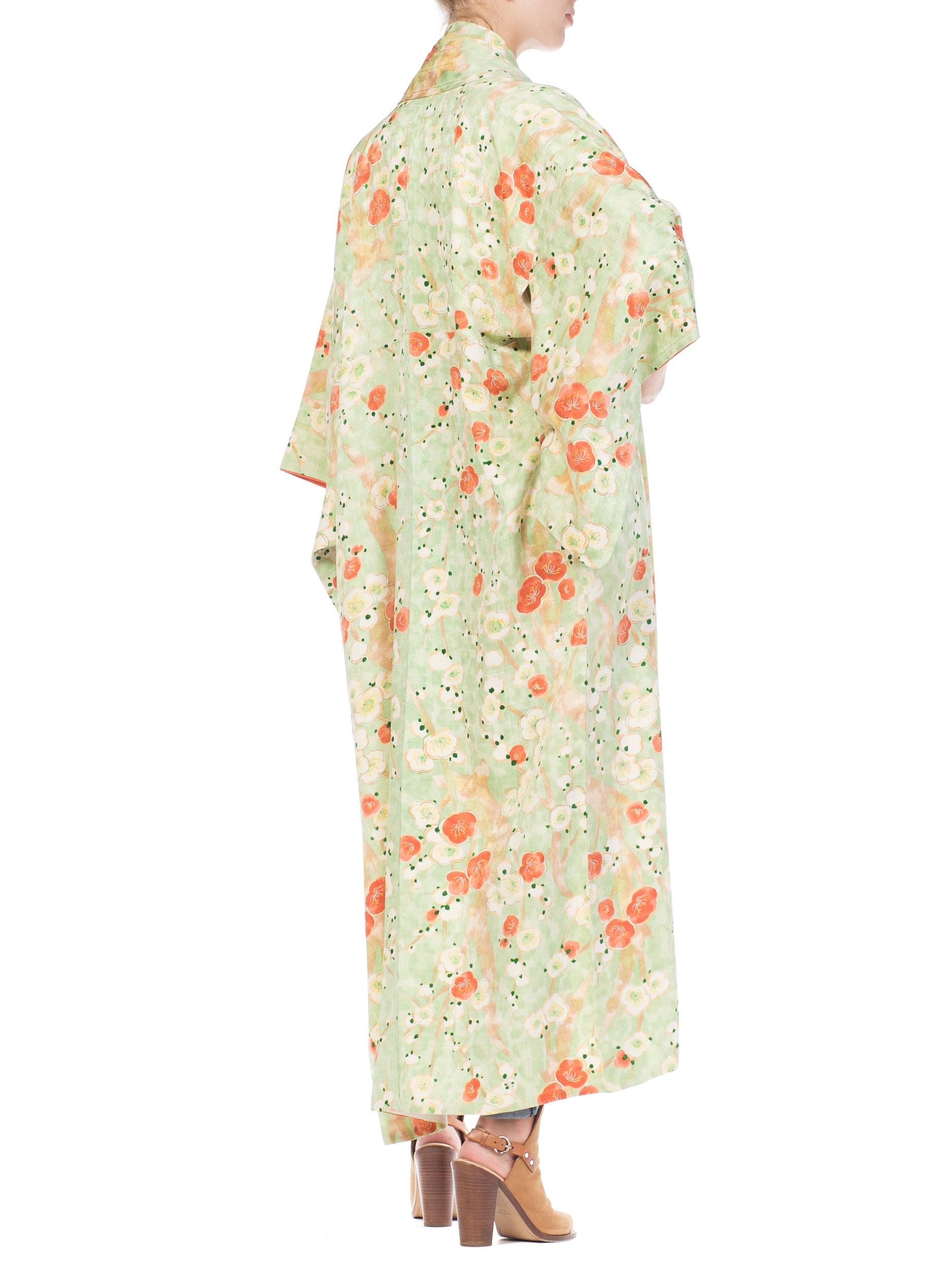 Hand Made Japanese Cherry Blossom Silk Kimono 3