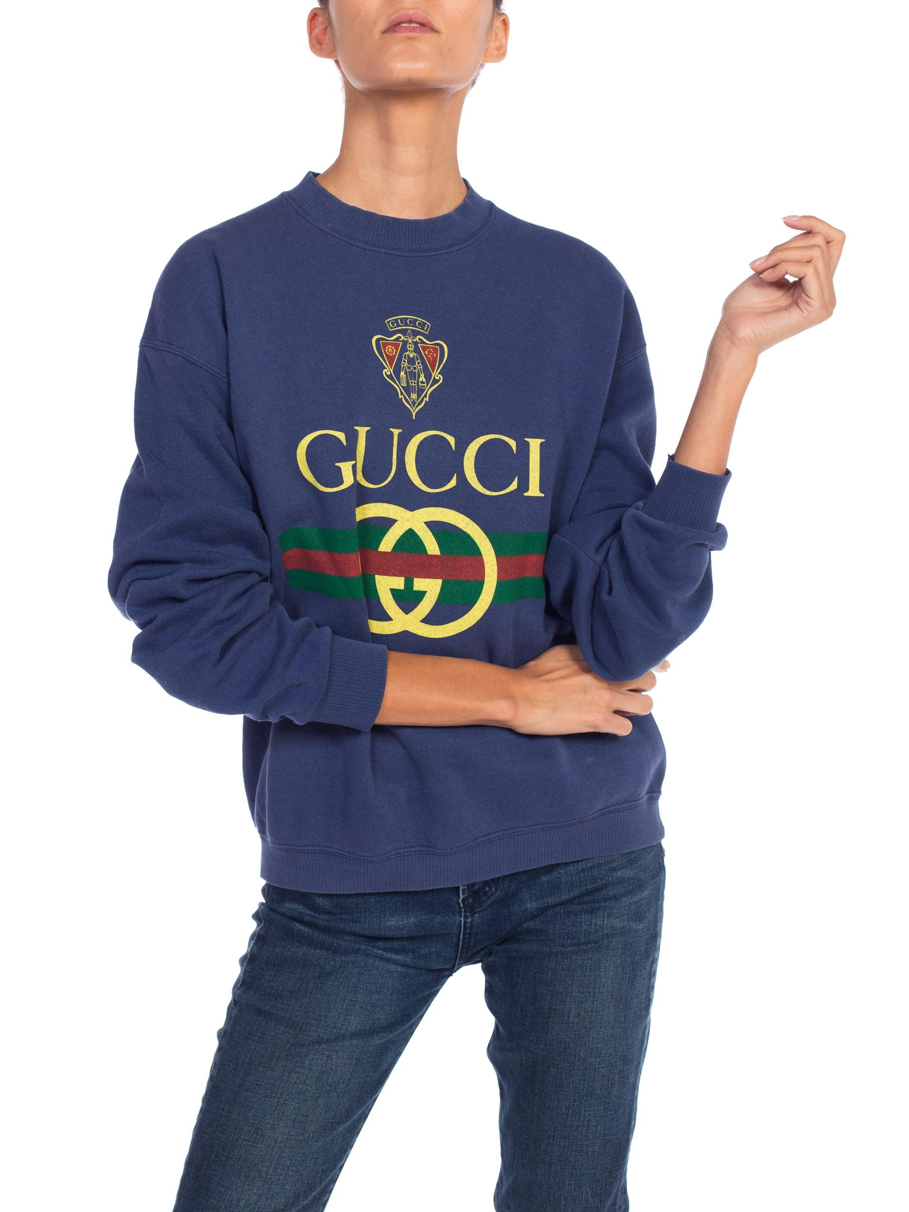 1980s Bootleg Gucci Sweat Shirt 2