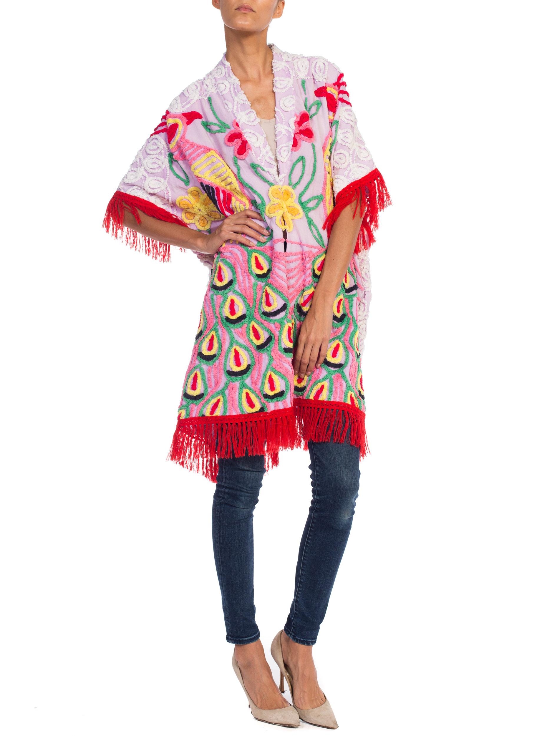 Peacock Kimono Beach Robe 3