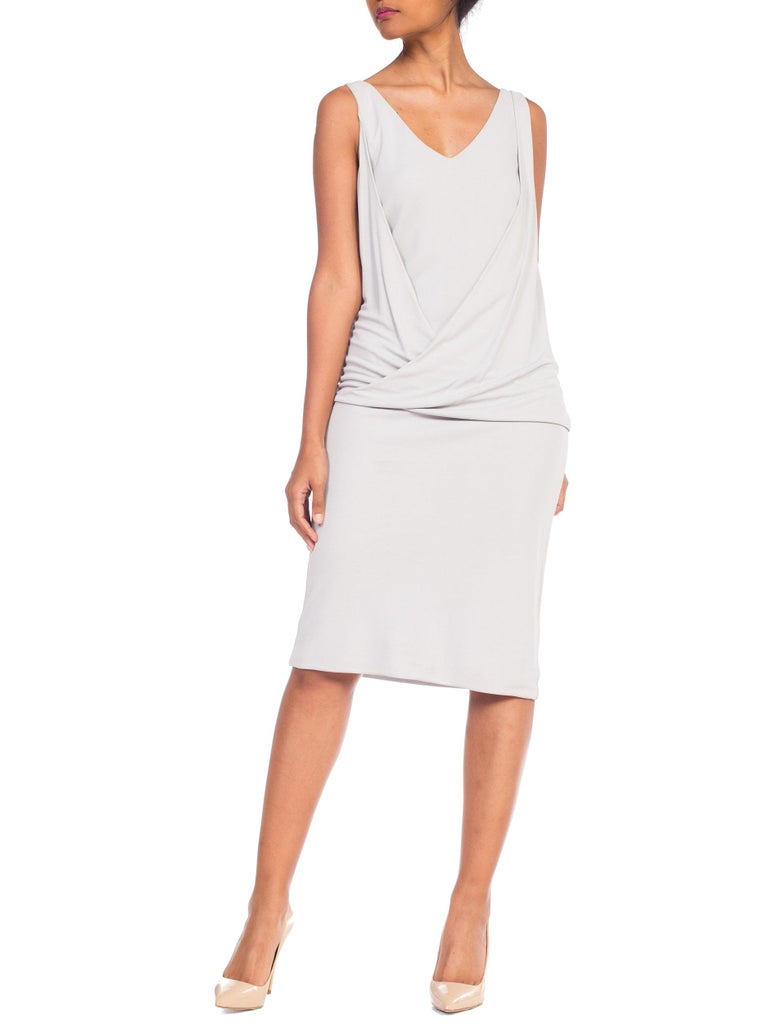 2000S CALVIN KLEIN Collection Grey Rayon Jersey Cocktail Dress at 1stDibs | calvin klein cotton voile jersey dress, rayon jersey dress, cotton voile jersey dress calvin klein 2000S CALVIN KLEIN Collection Grey Rayon Jersey Cocktail Dress at 1stDibs | calvin klein cotton voile jersey dress, rayon jersey dress, cotton voile jersey dress calvin klein