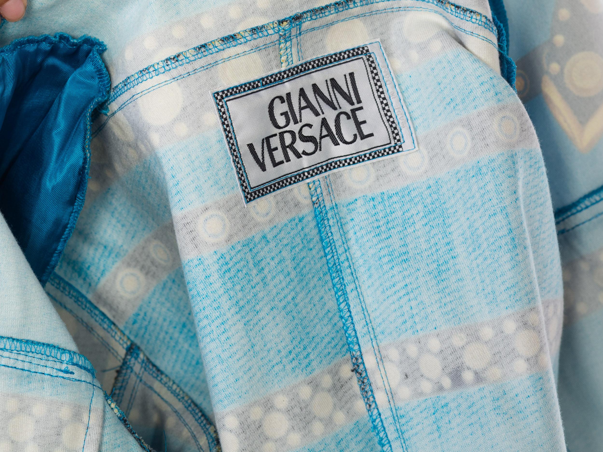 1990S  Gianni Versace Bondage Collection Jean Jacket 10