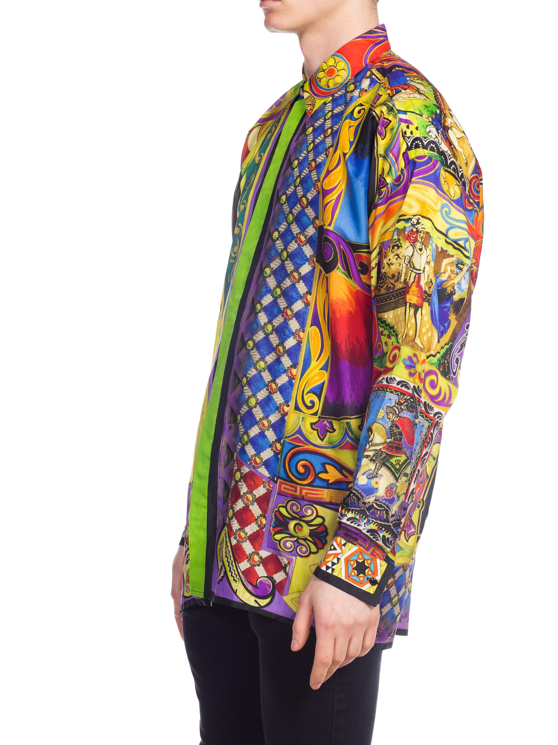 vintage versace mens shirt