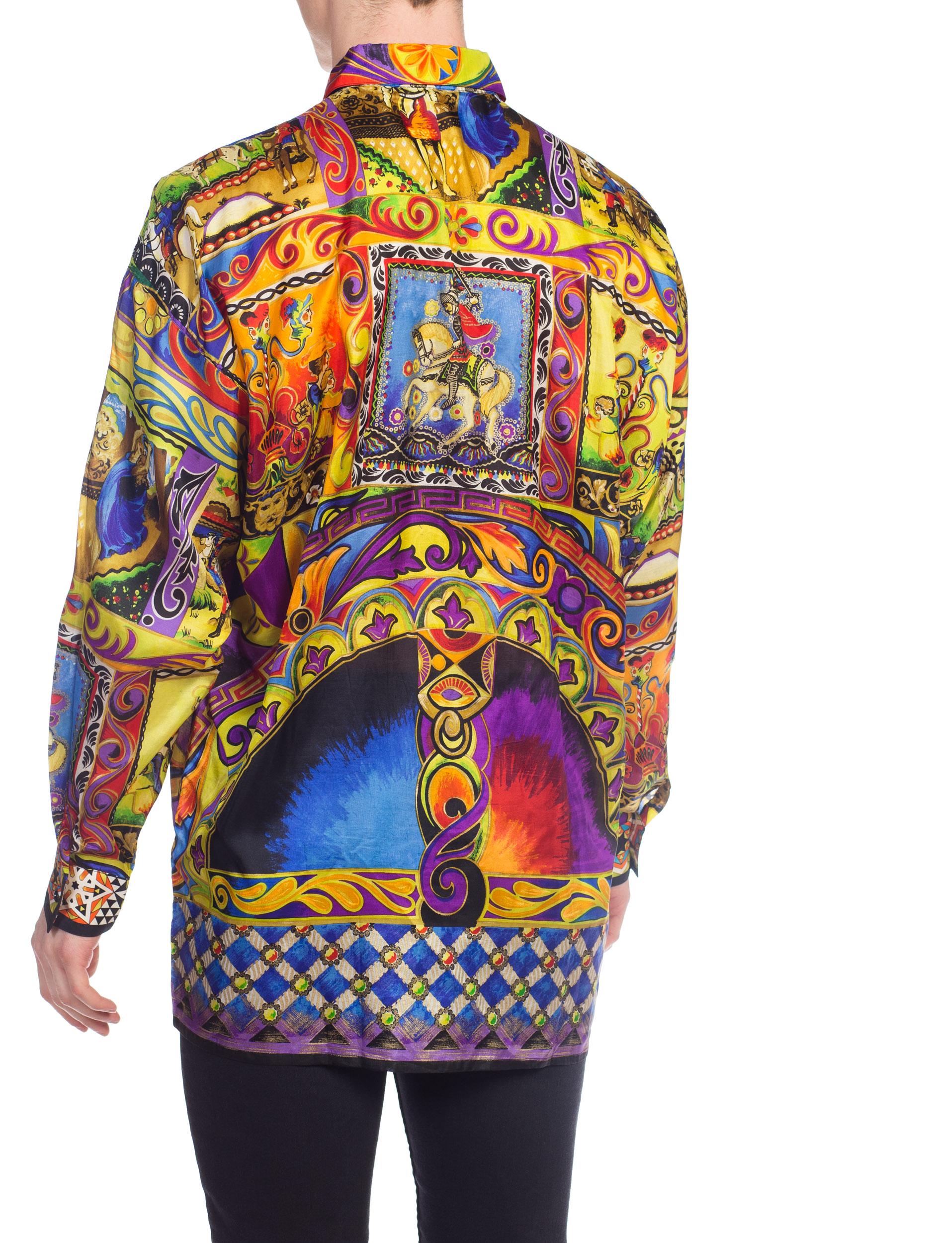 versace shirt mens