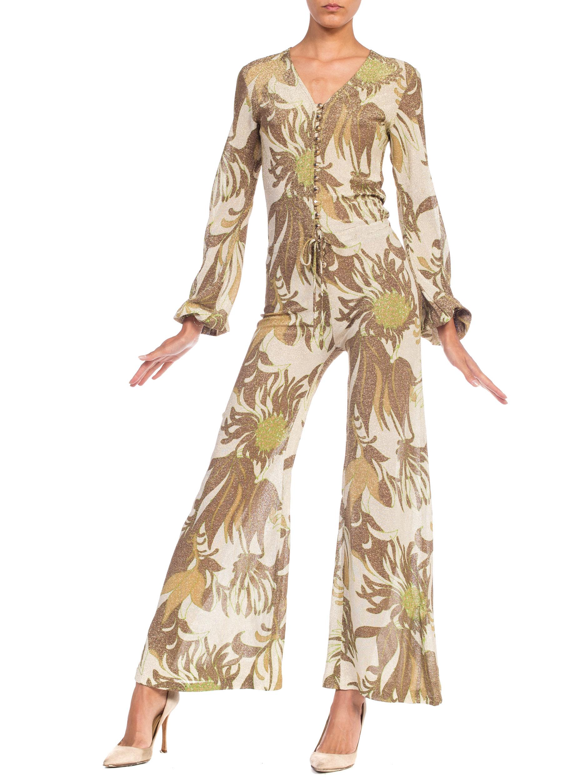 gold disco jumpsuit