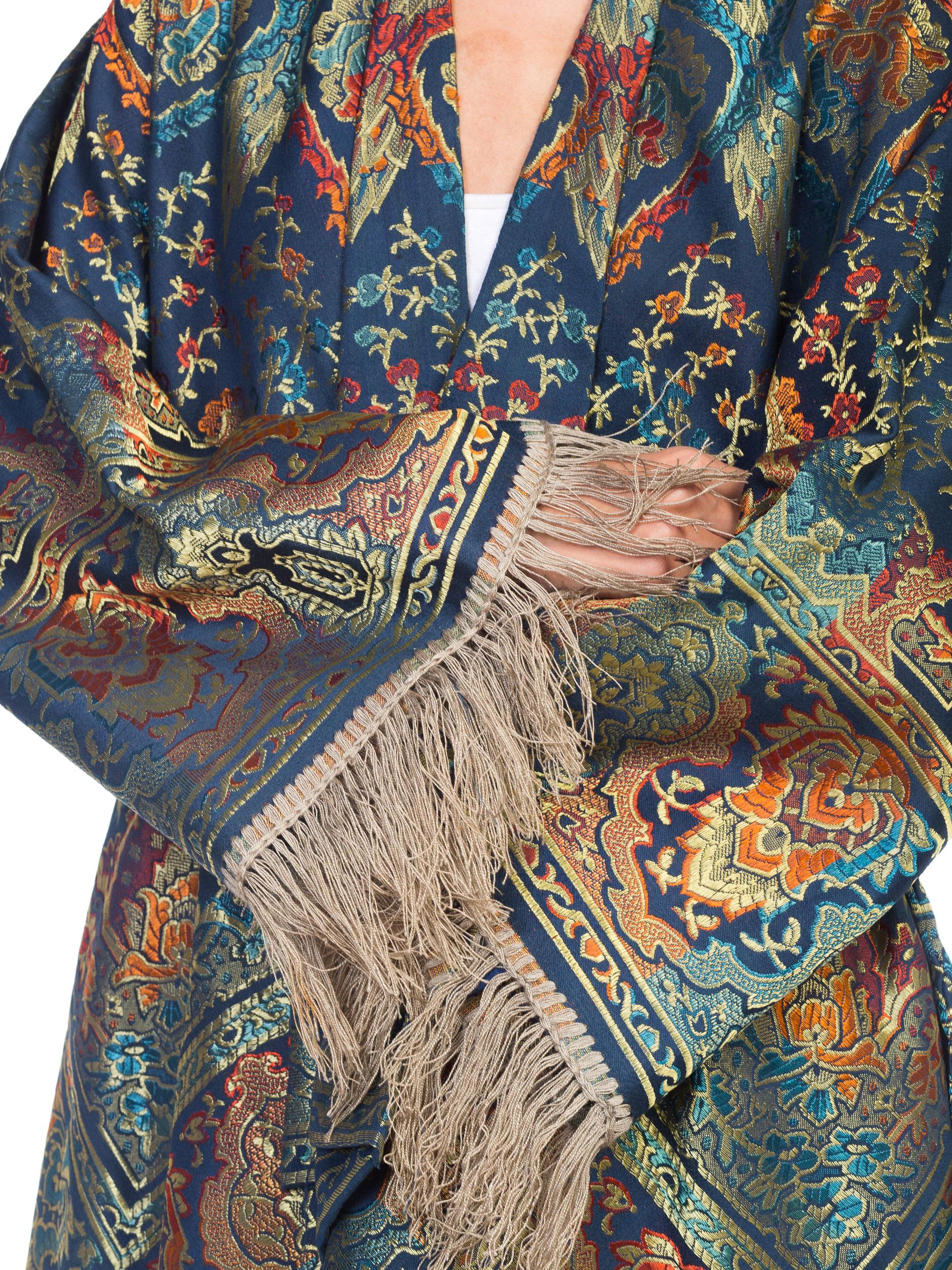 Morphew Swing Coat Kimono Jacket Made From 1940s Fabric 5