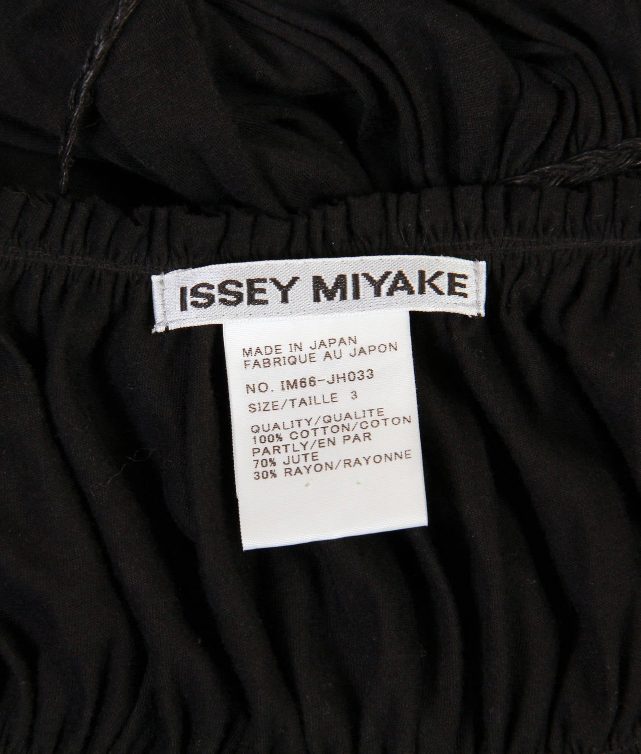 Issey Miyake Goth Jersey Gown at 1stDibs | issey miyake dresses